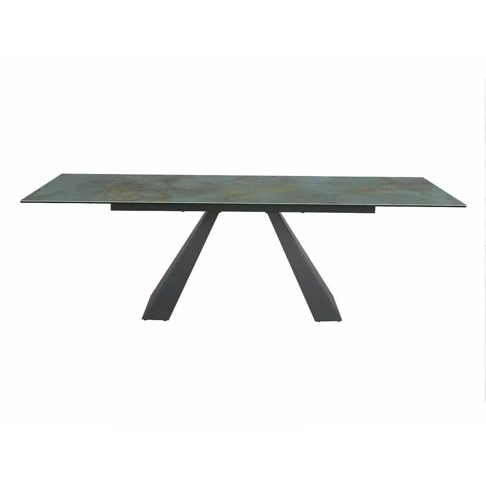 Blagovaonski stol Salvadore 160/240x90cm, Materijal: Kaljeno staklo/Keramika