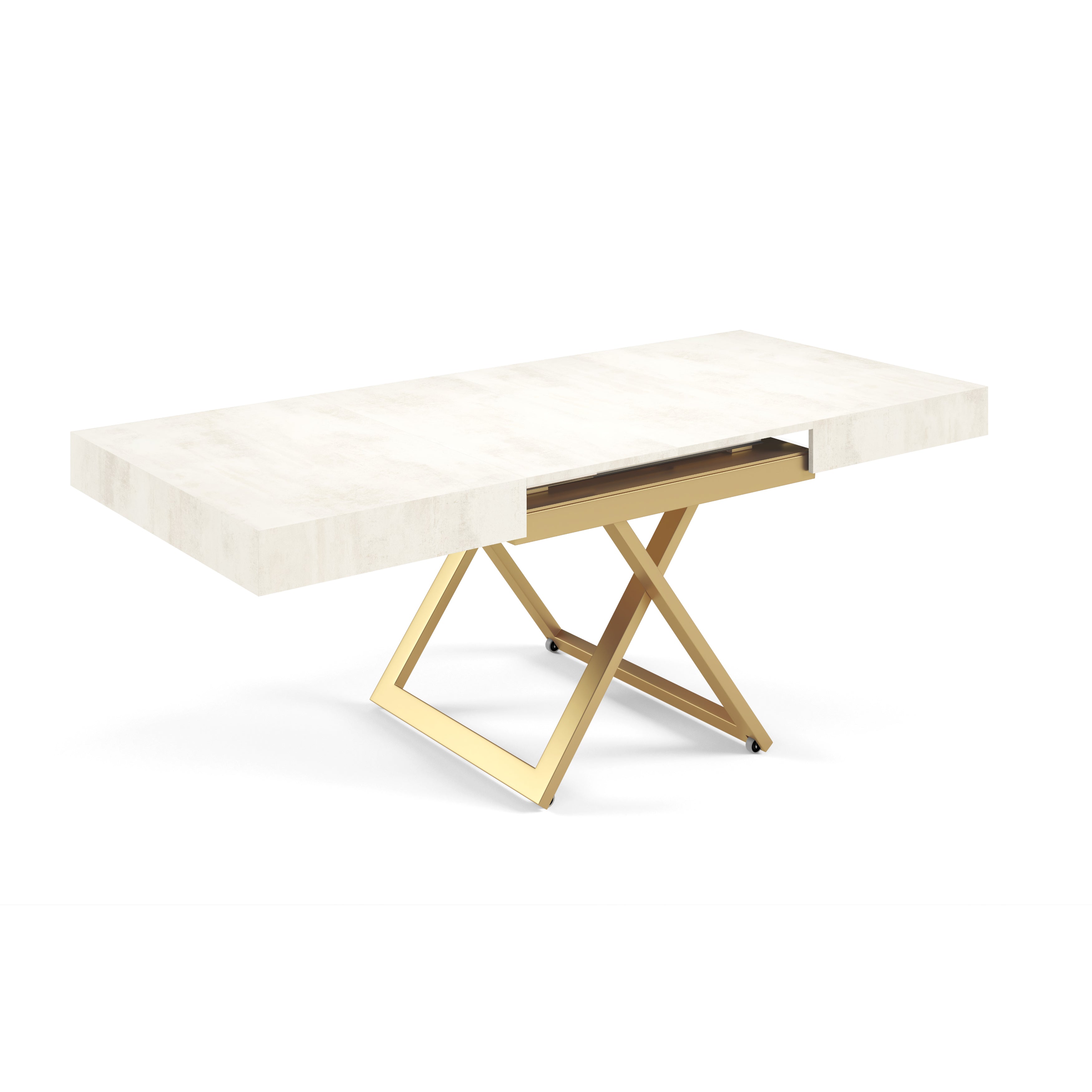 Clubtisch Sanna U 120/200x90cm, Material: Auswahl möglich
