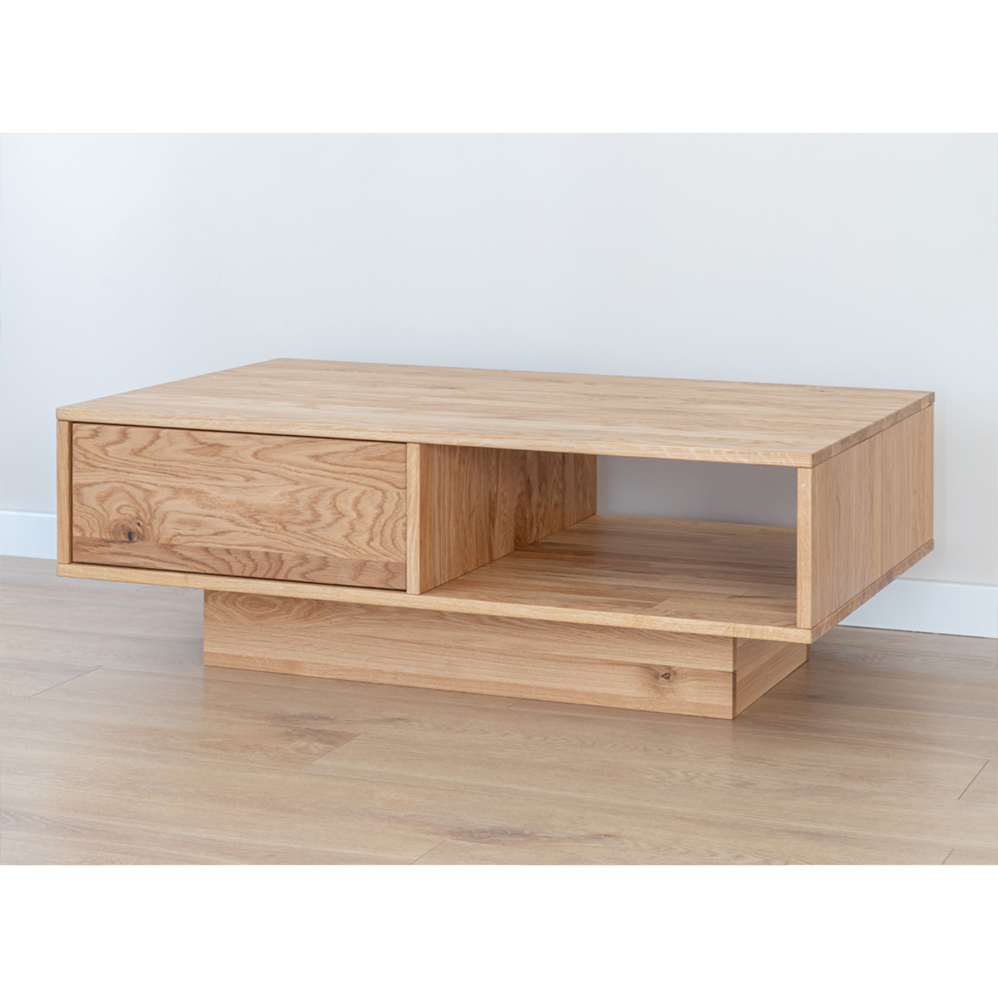 Couchtisch Collodi 110x70cm, Material: Massivholz Eiche