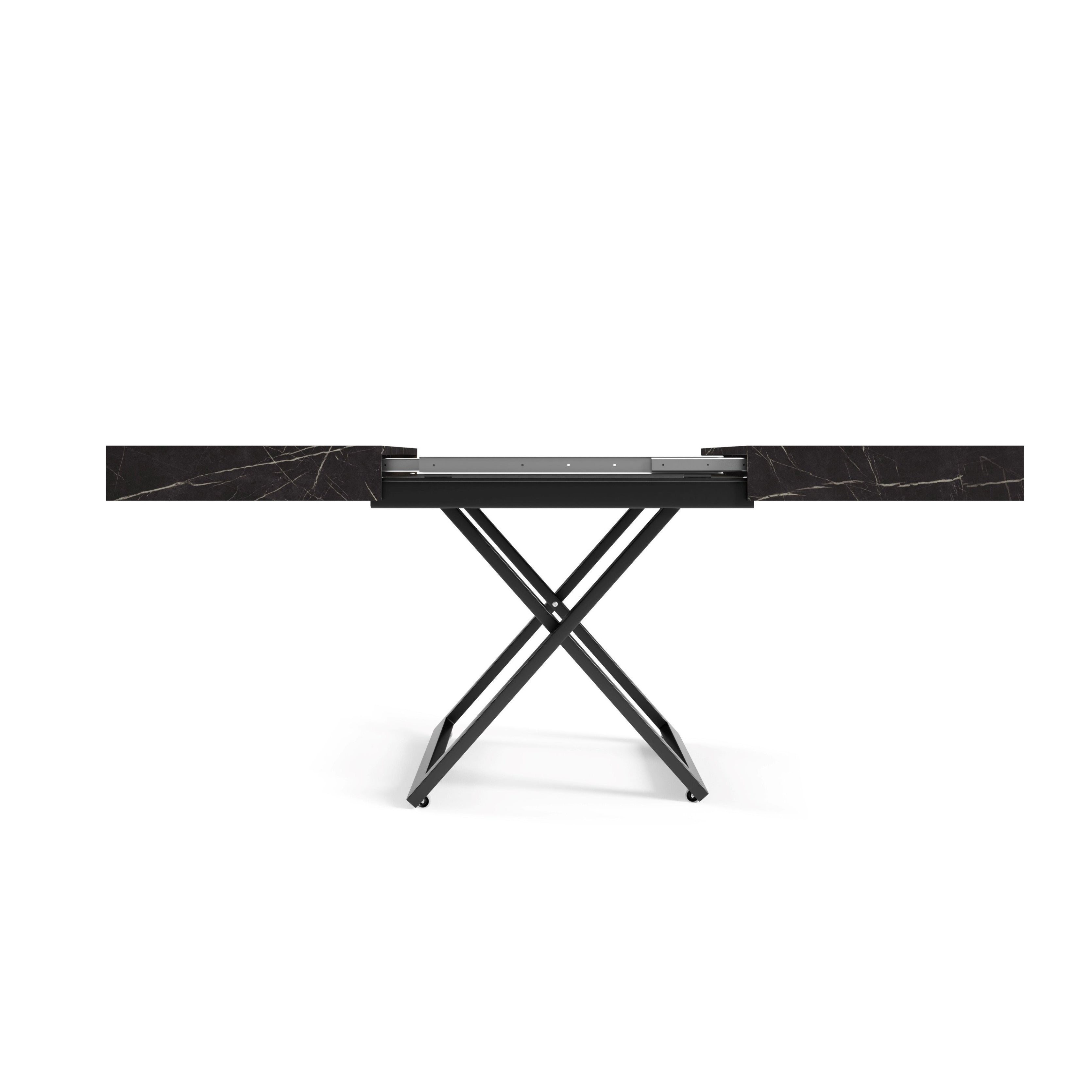 Clubtisch Sanna U 120/200x90cm, Material: Material nach Wahl