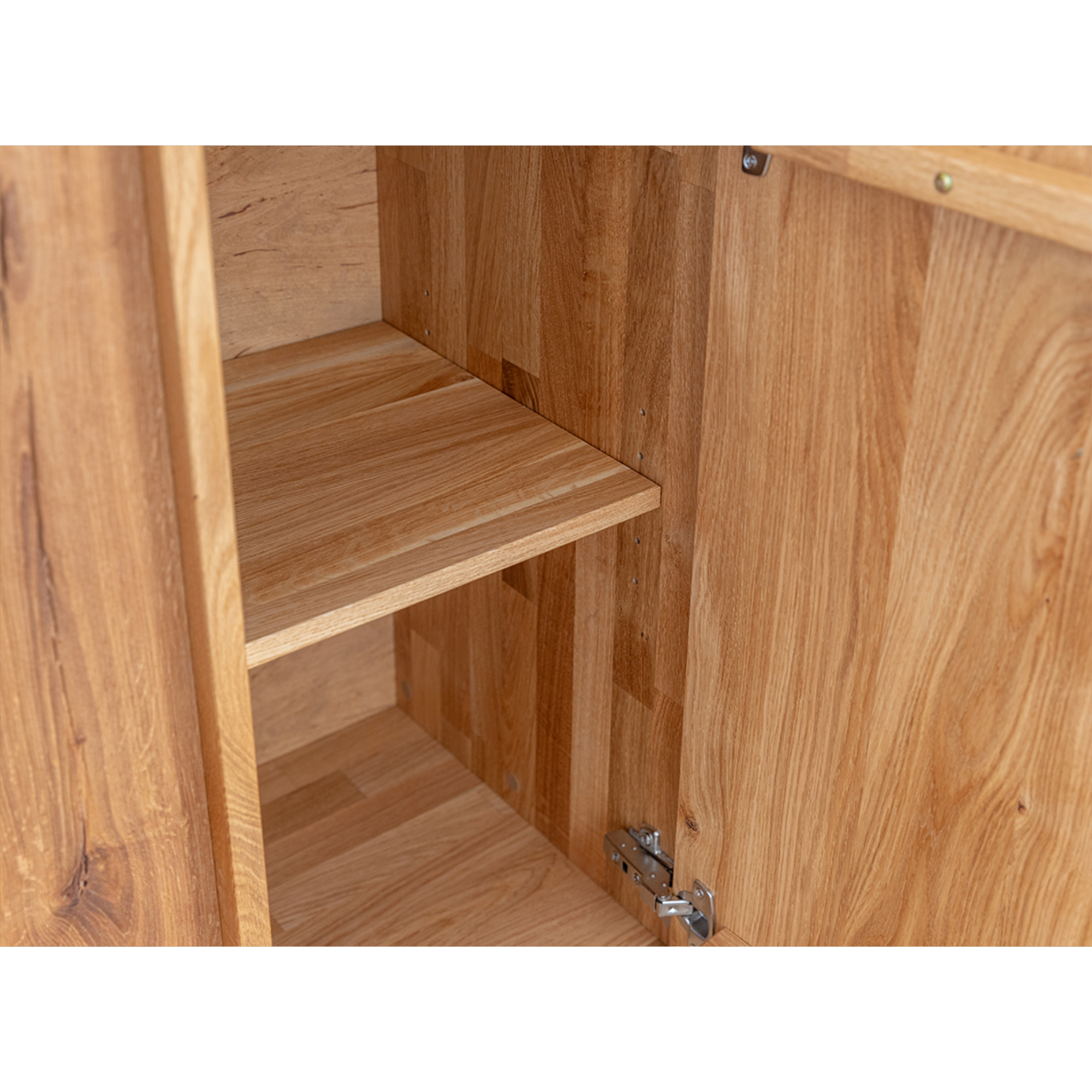 TV Kommode Collodi, Material: Massivholz Eiche