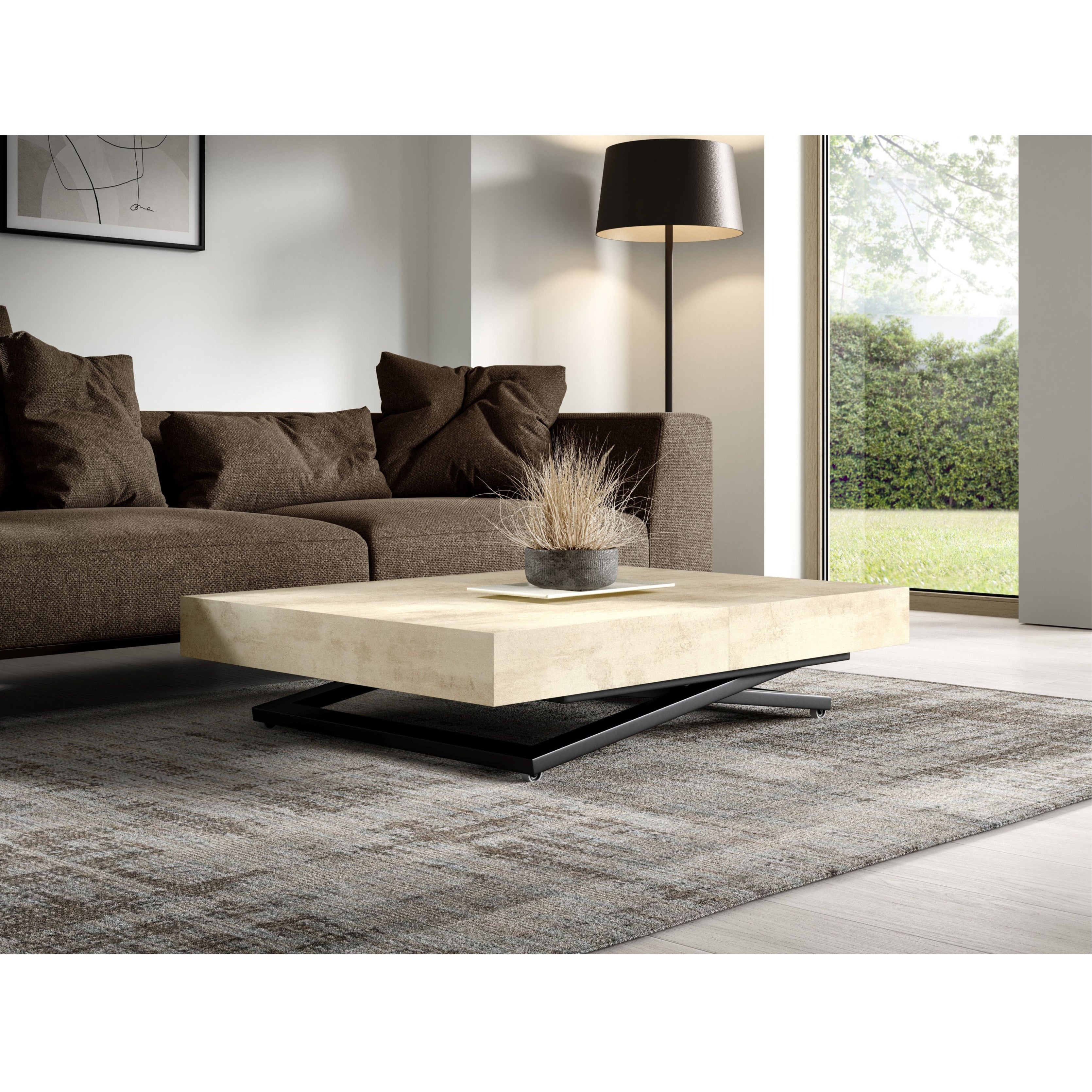 Clubtisch Sanna U 120/200x90cm, Material: Material nach Wahl