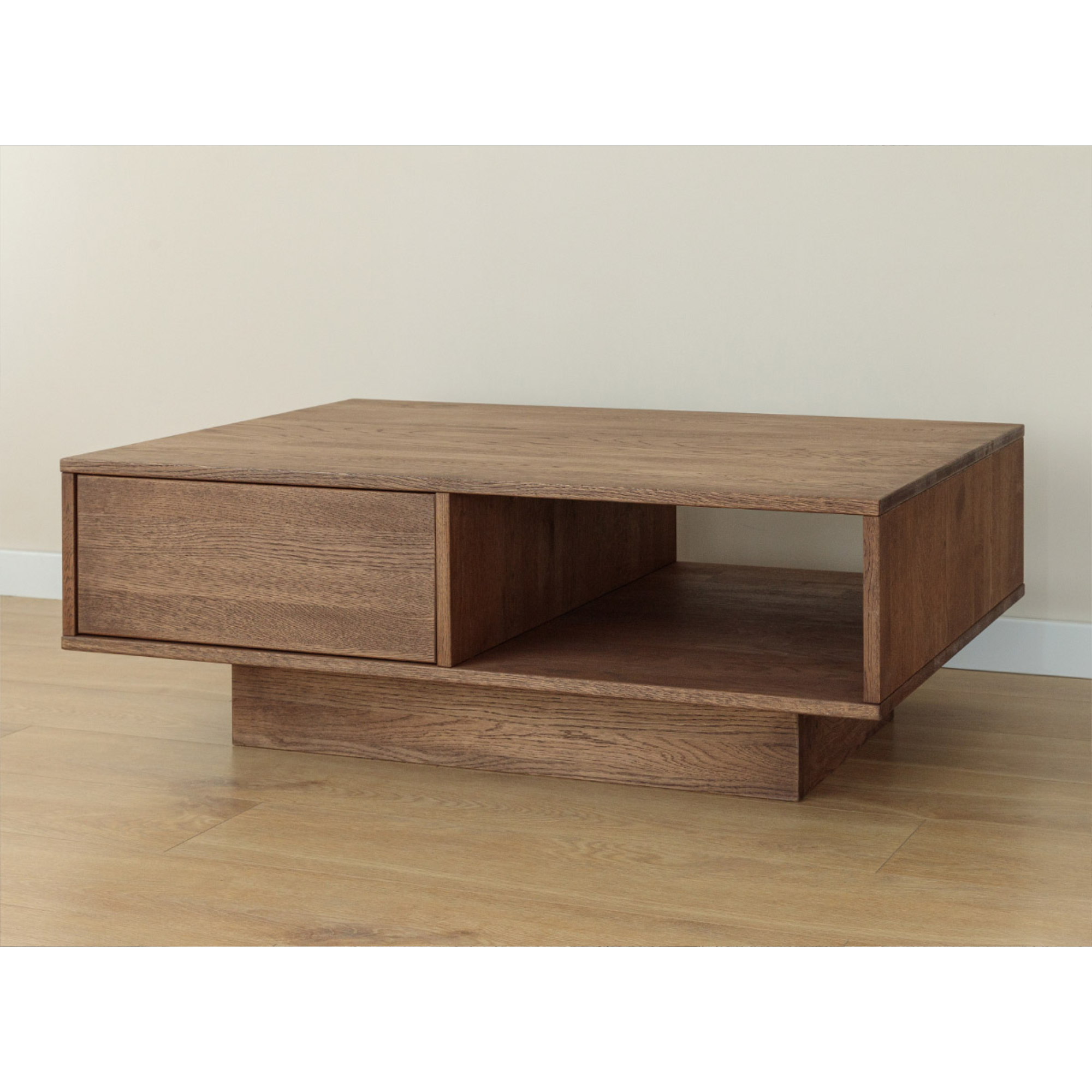 Couchtisch Collodi 110x70cm, Material: Massivholz Eiche
