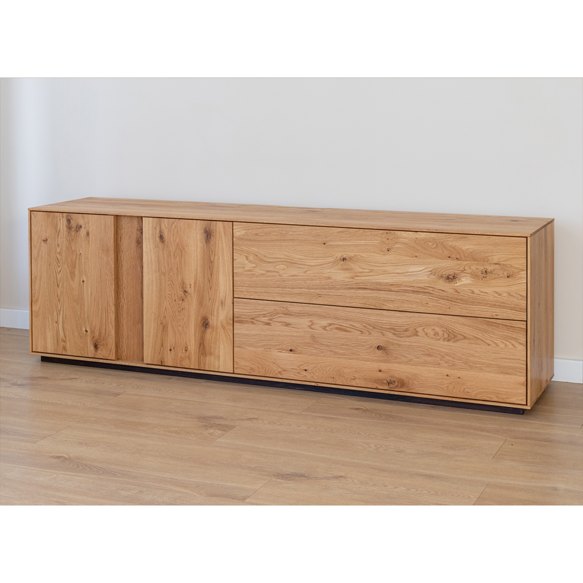 TV Kommode Collodi, Material: Massivholz Eiche