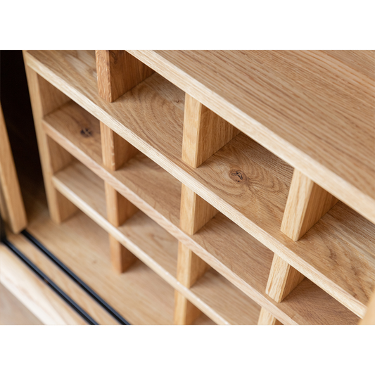 Kommode Modern Loft 101x45cm, Material: Massivholz Eiche