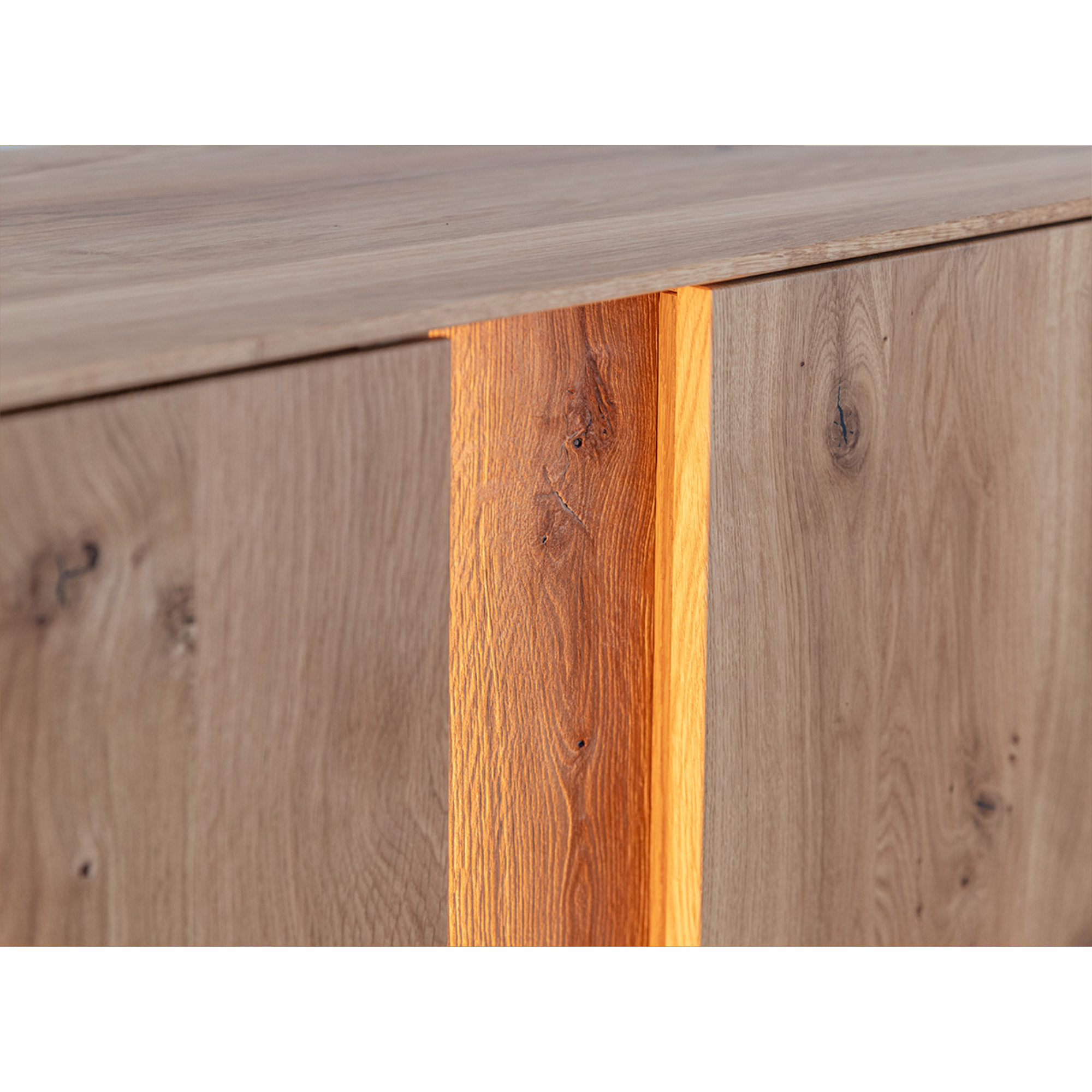 Kommode Collodi, Material: Massivholz Eiche