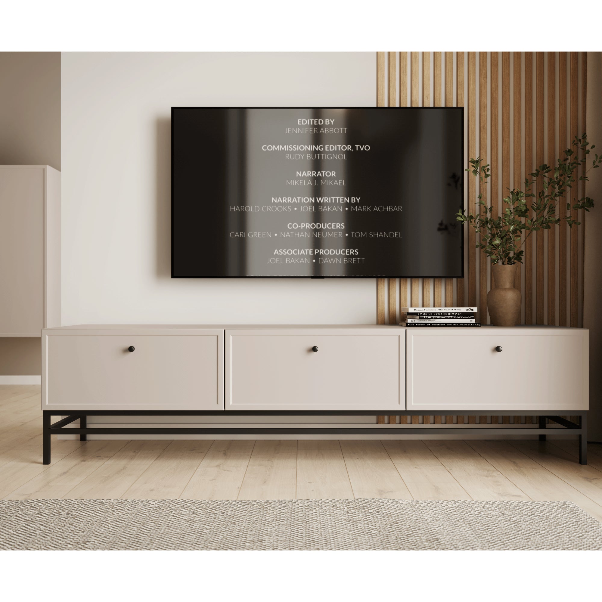 TV Komoda Lorini 200cm, Materijal: MDF
