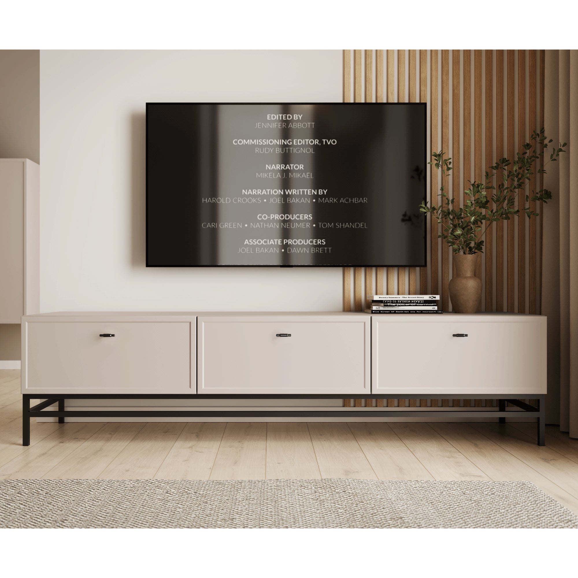 TV Komoda Lorini 200cm, Materijal: MDF