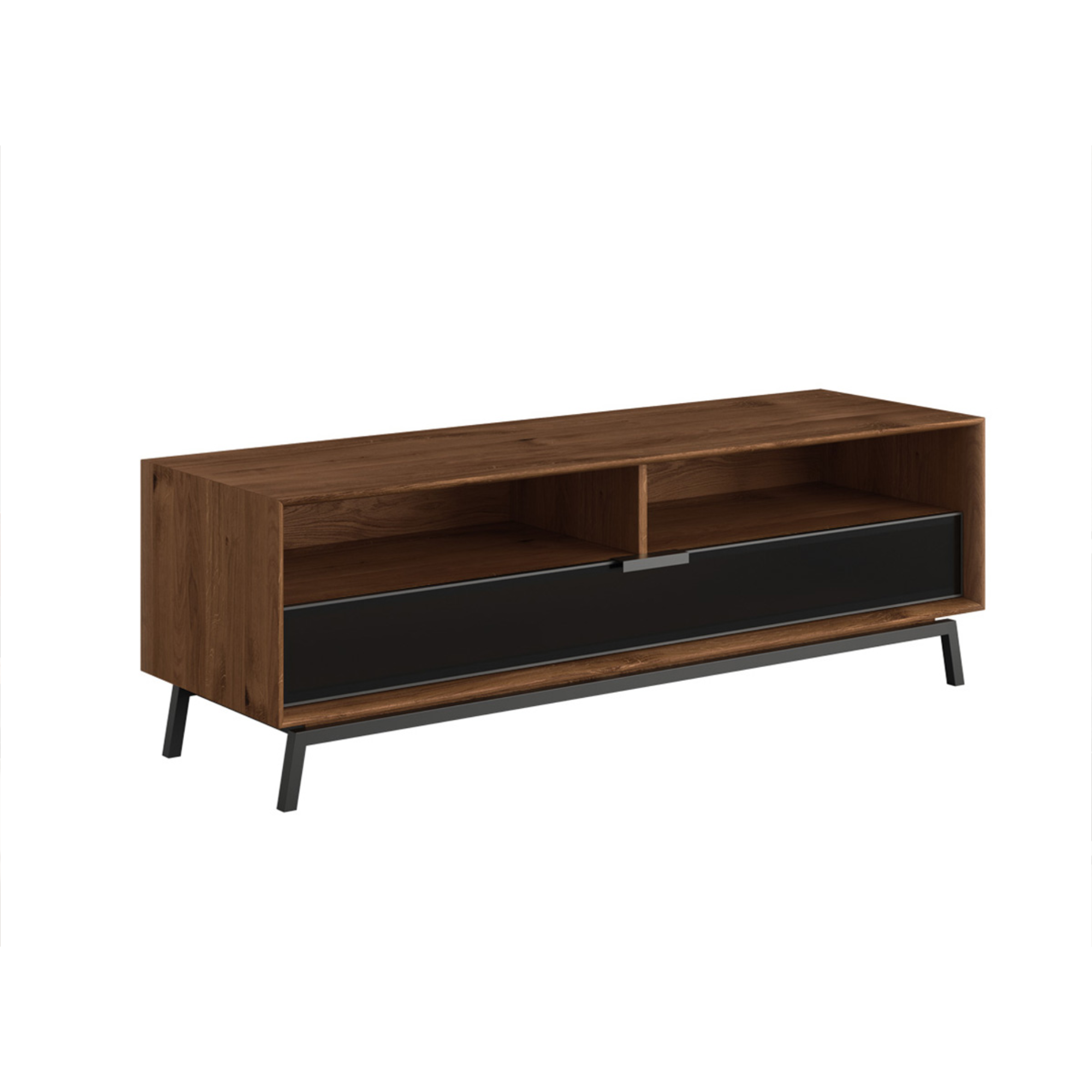 TV Kommode Modern Loft 160x50cm, Material: Massivholz Eiche