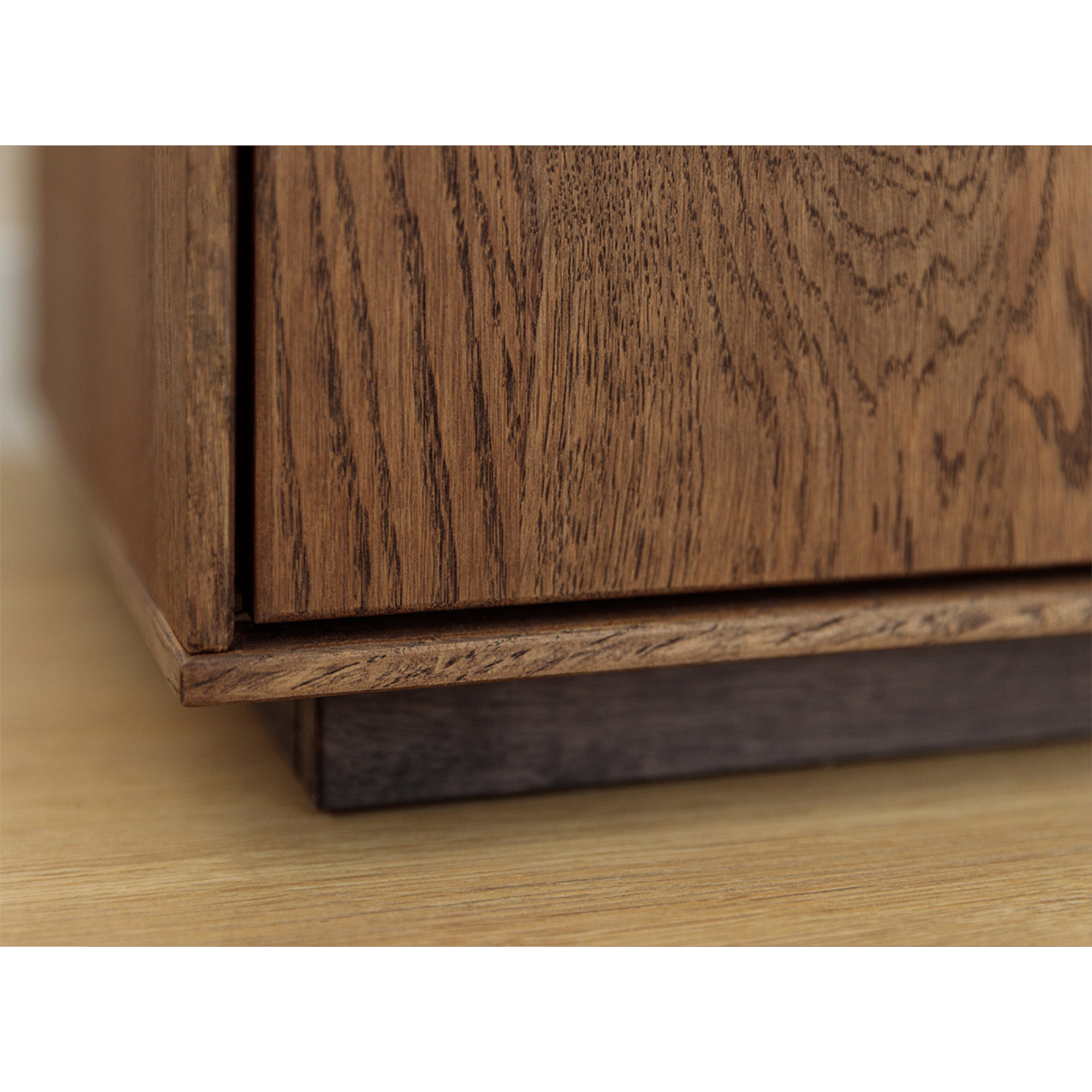 Vitrine Collodi 43x205cm, Material: Massivholz Eiche
