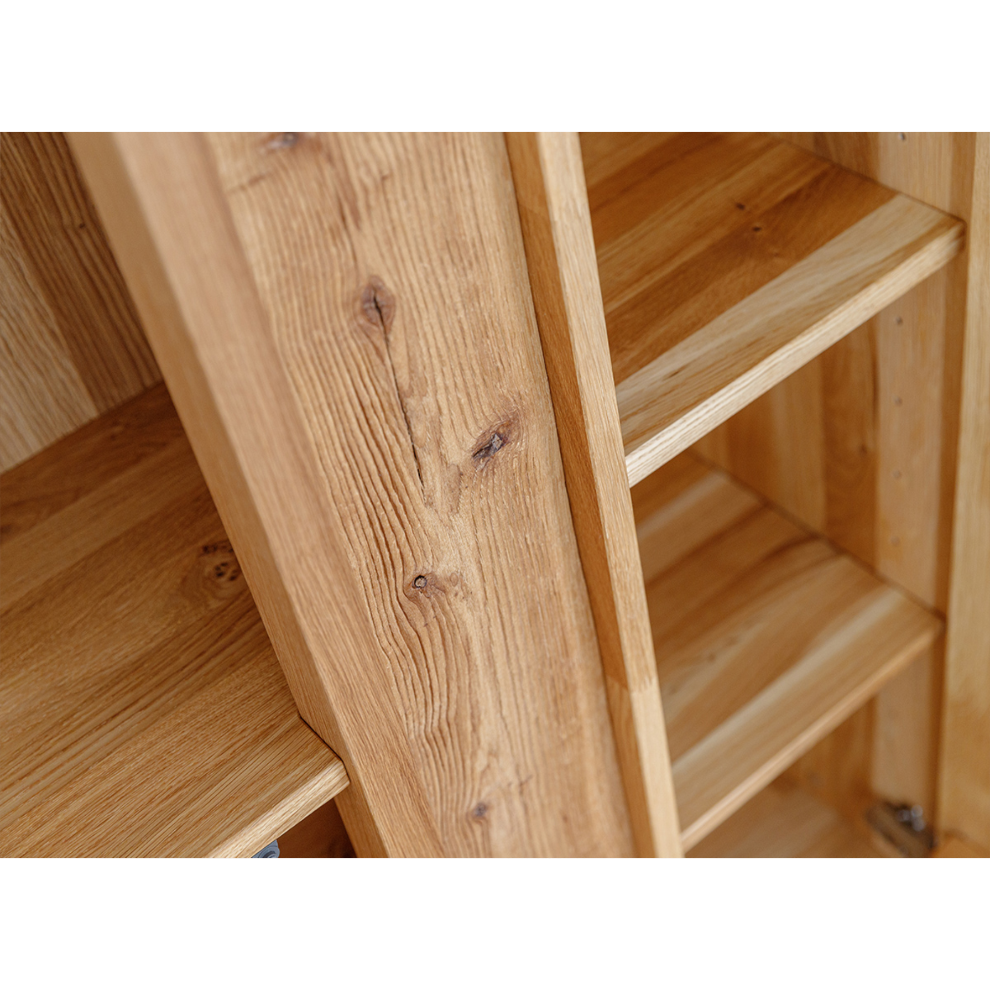 Vitrine Collodi 85x140cm, Material: Massivholz Eiche
