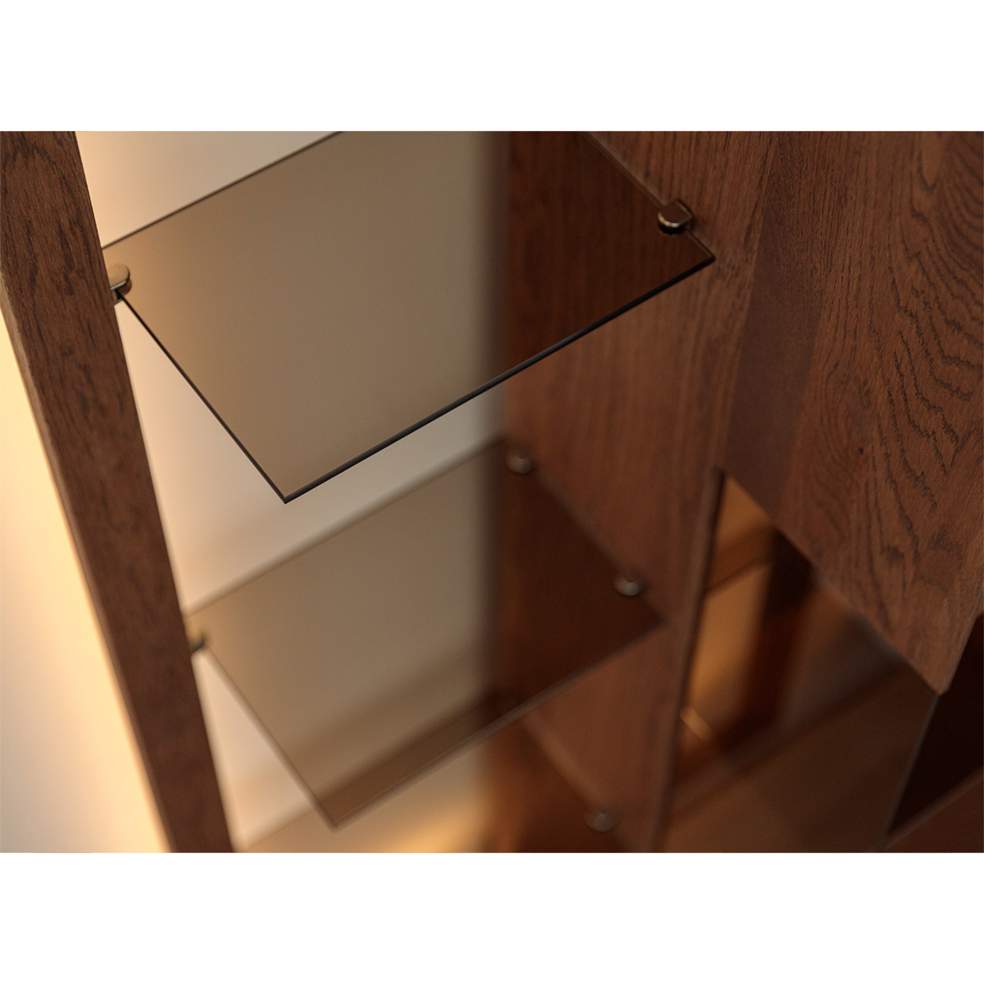 Vitrine Collodi 73x195cm, Material: Massivholz Eiche