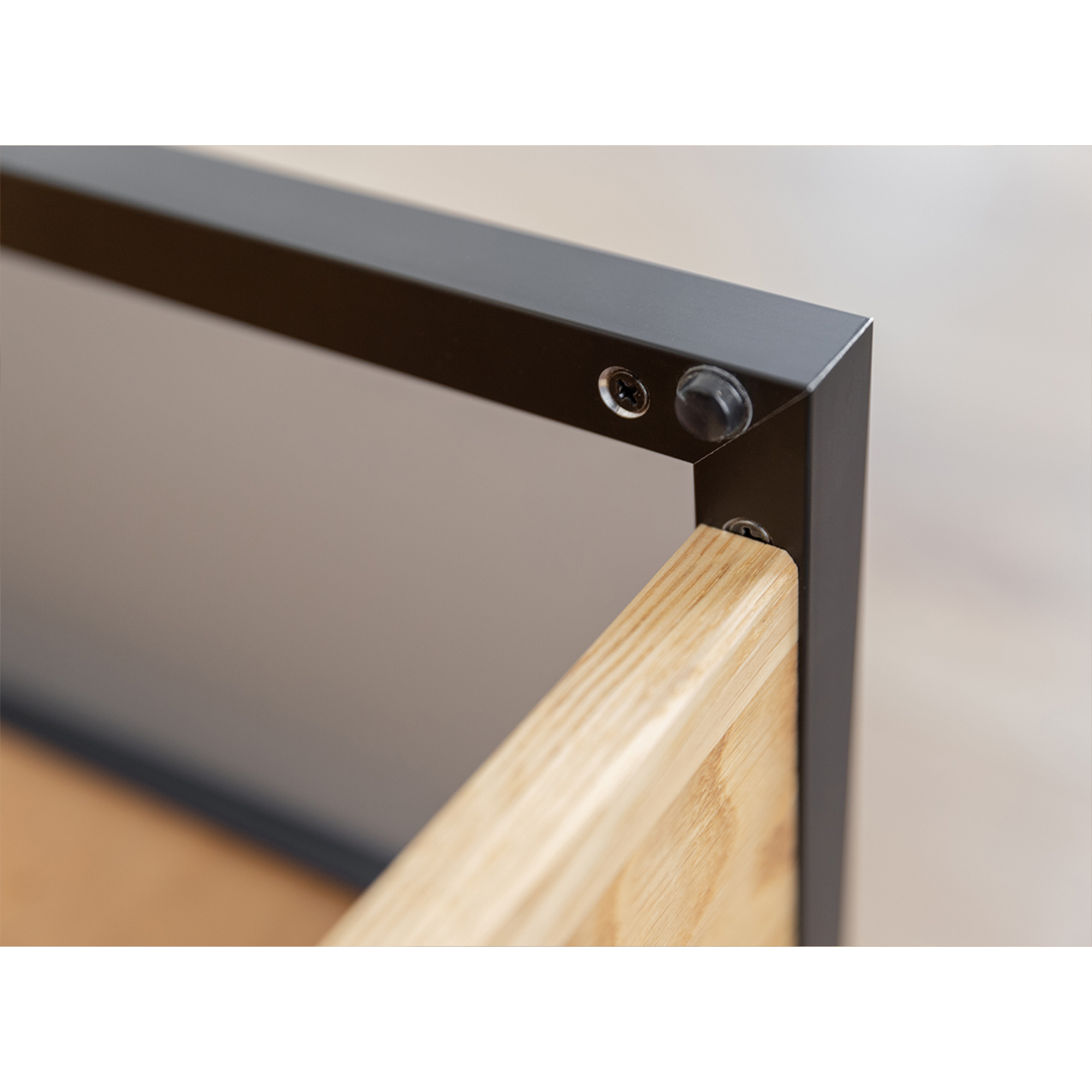 TV Kommode Modern Loft 160x50cm, Material: Massivholz Eiche