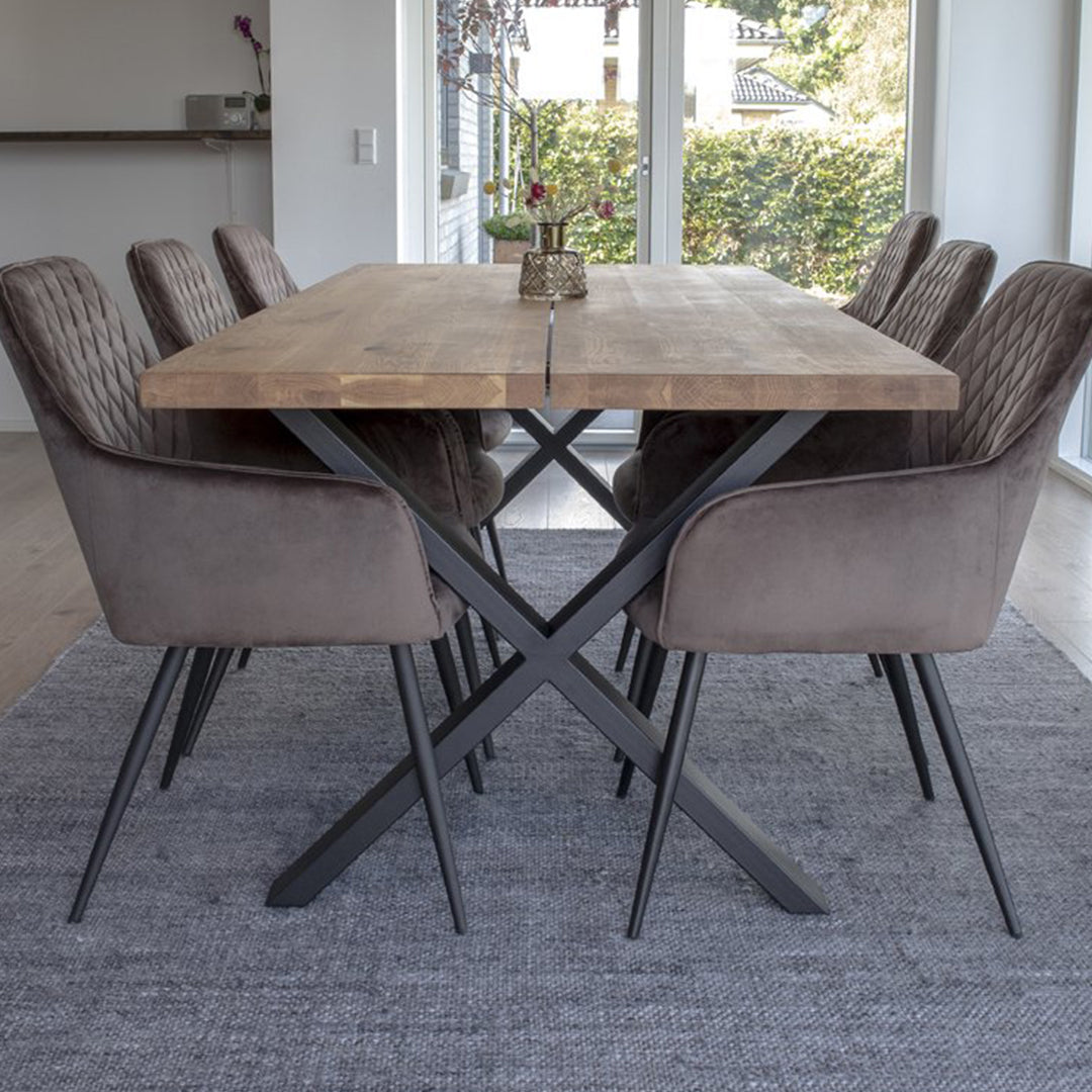 Esszimmerstuhl Harbo, Material: Samt