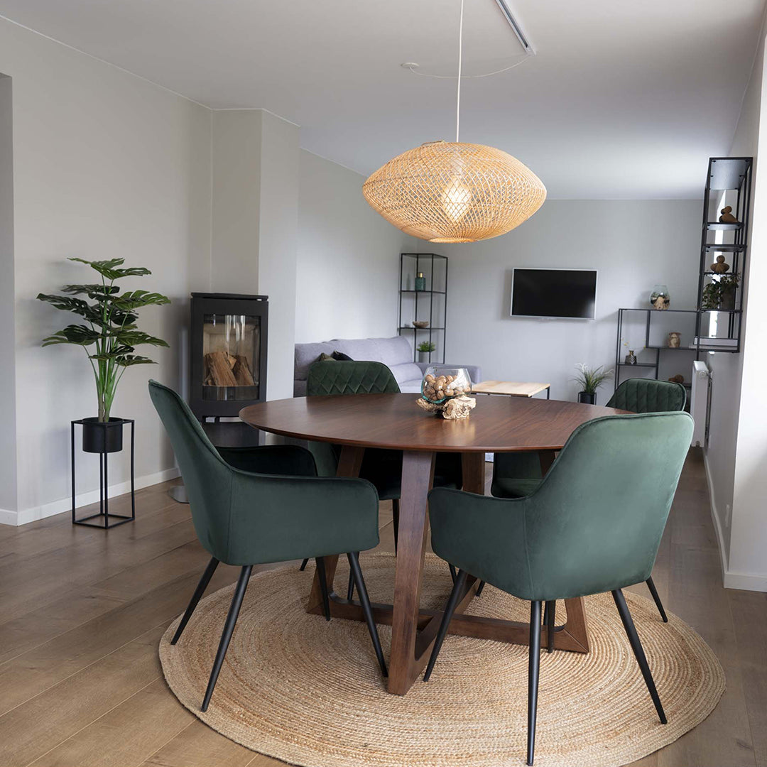 Esszimmerstuhl Harbo, Material: Samt