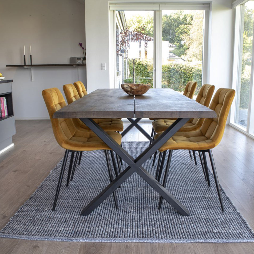 Fester Tisch Toulon 95x200x75cm, Material: Eiche