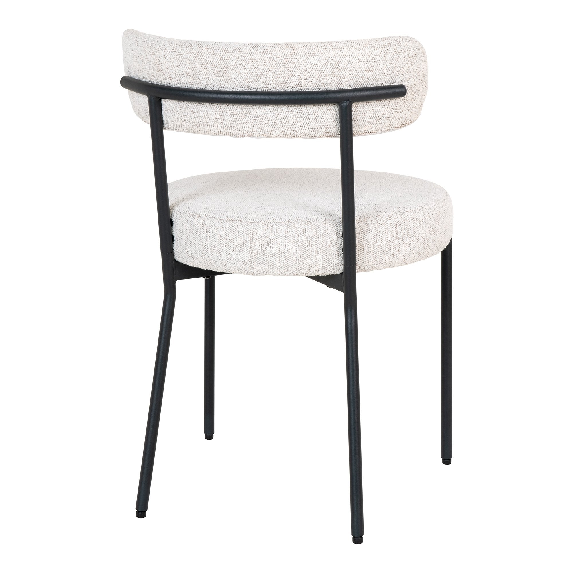 Badalona Esszimmerstuhl, Material: Bouclé