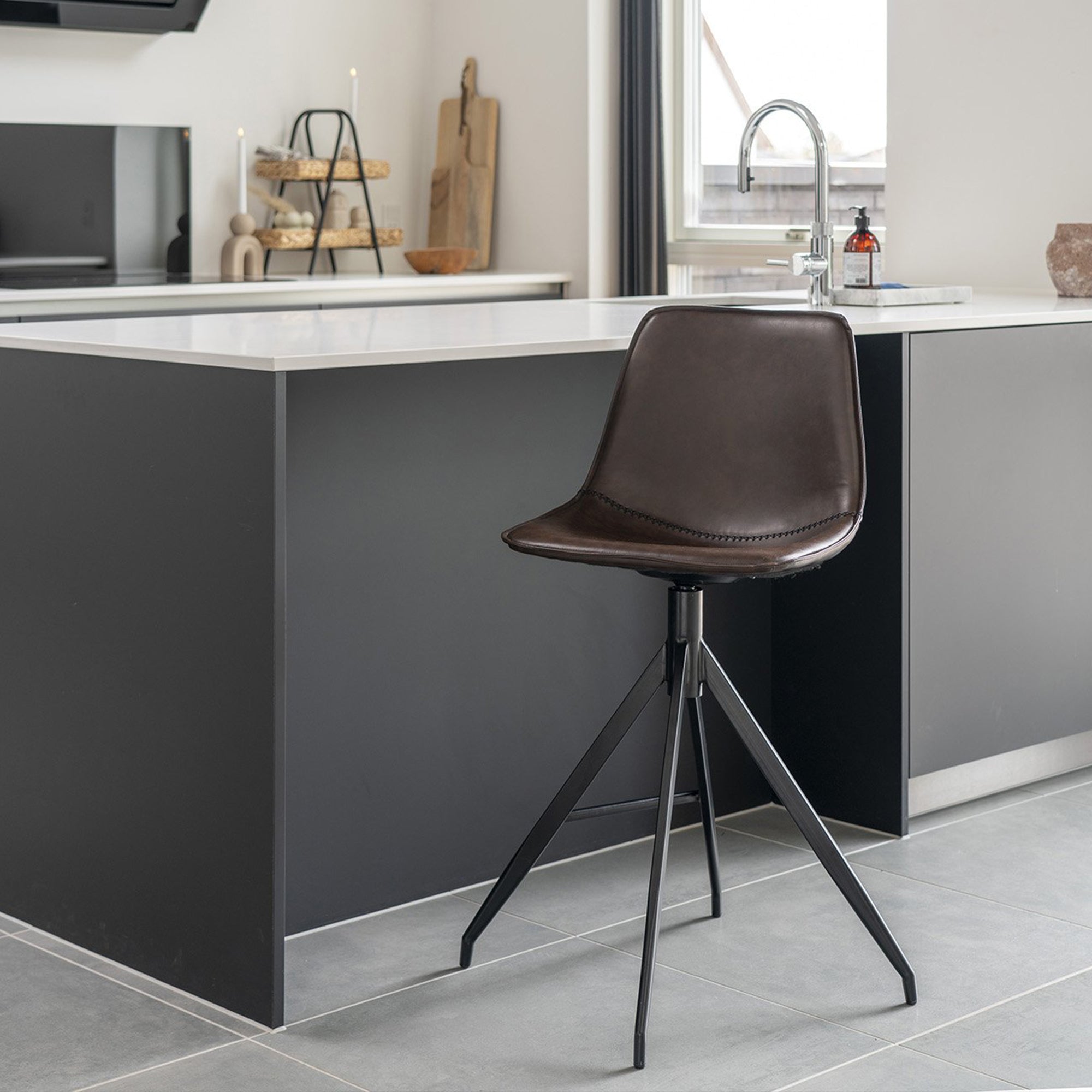 Barstuhl Monaco, Material: PU