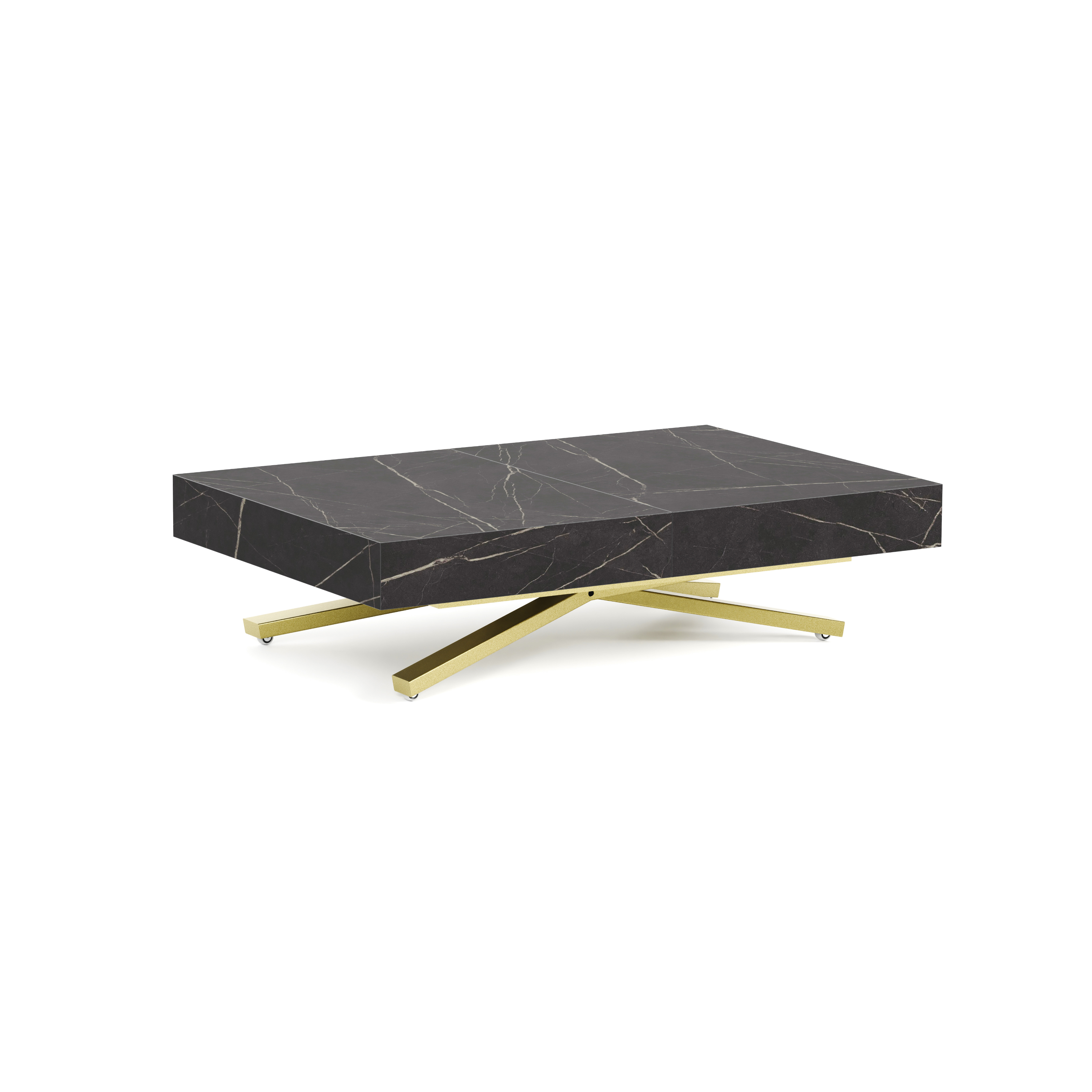 Clubtisch Sanna X 120/200x90cm, Material: Auswahl möglich