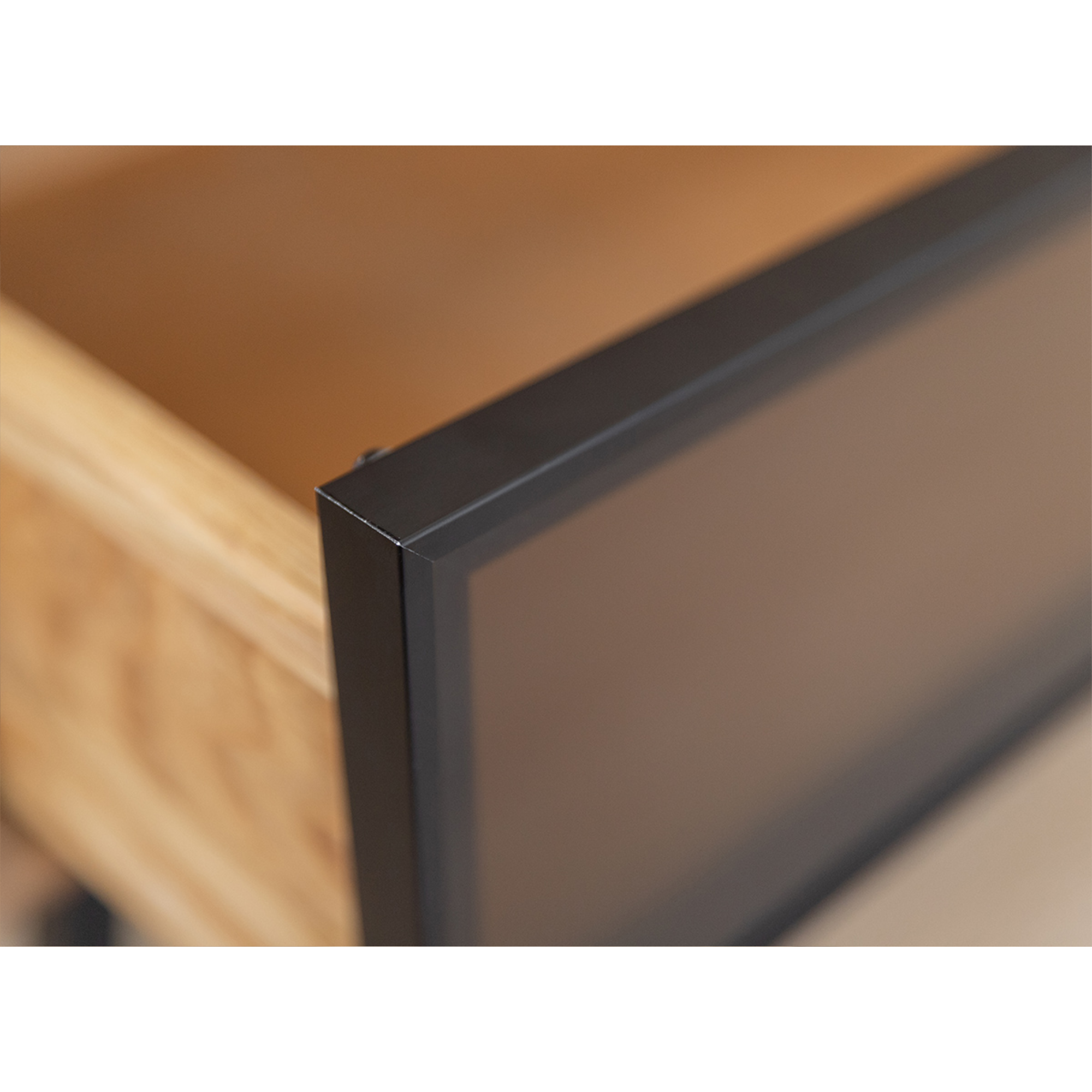 TV Kommode Modern Loft 160x50cm, Material: Massivholz Eiche