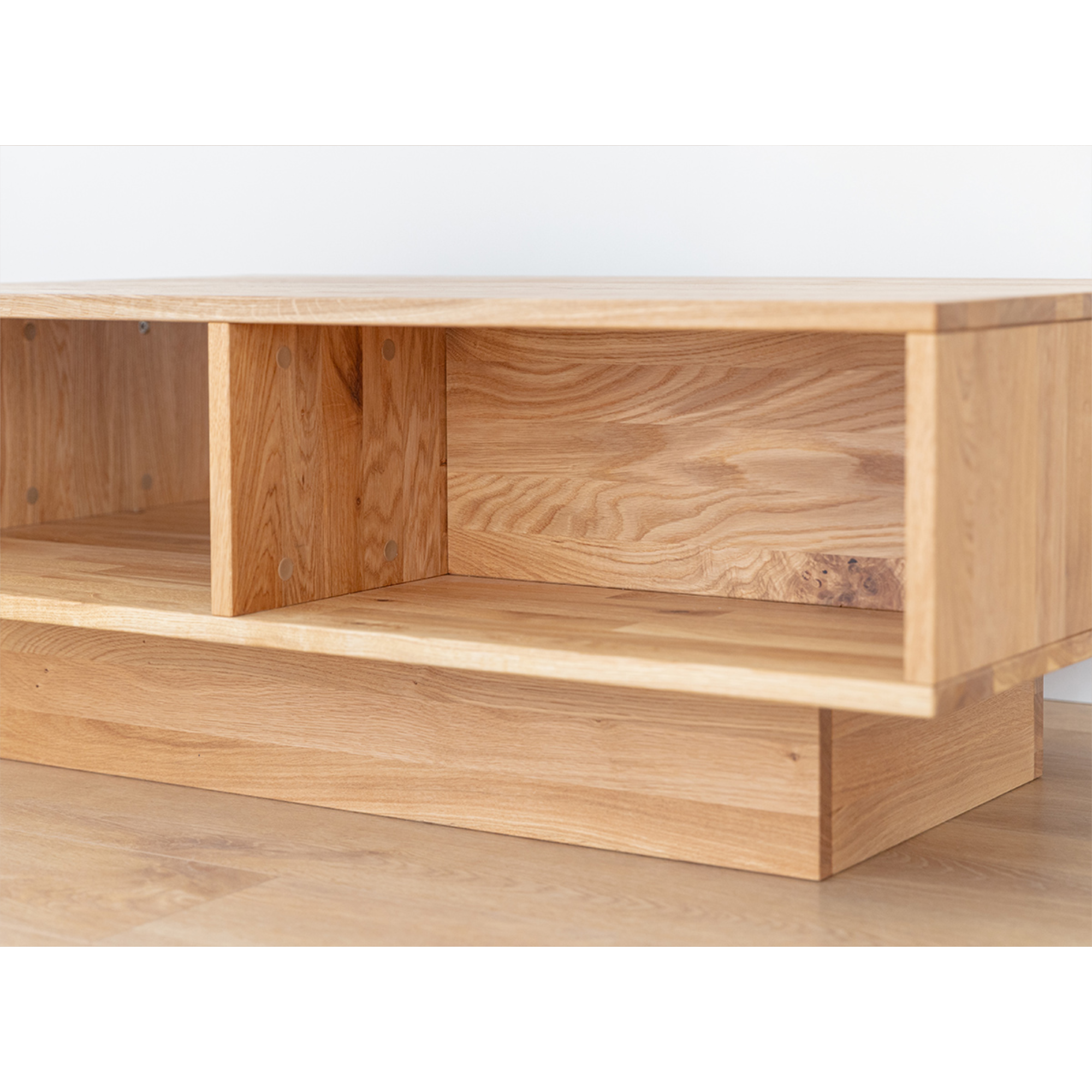 Couchtisch Collodi 110x70cm, Material: Massivholz Eiche