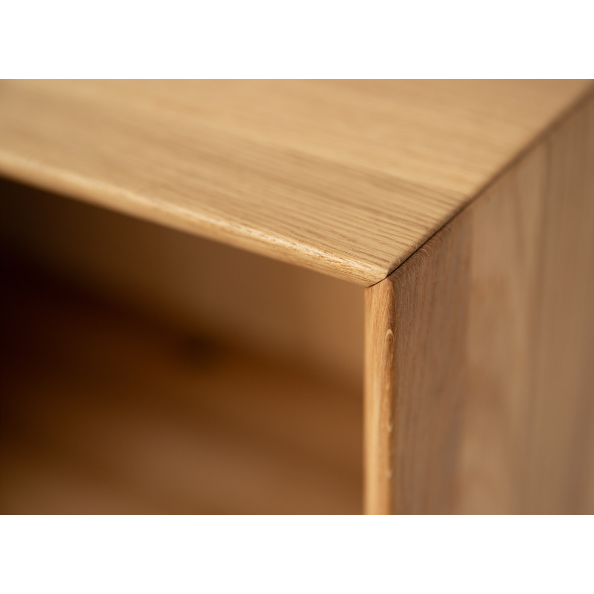 TV Kommode Modern Loft 200x50 cm, Material: Massivholz Eiche