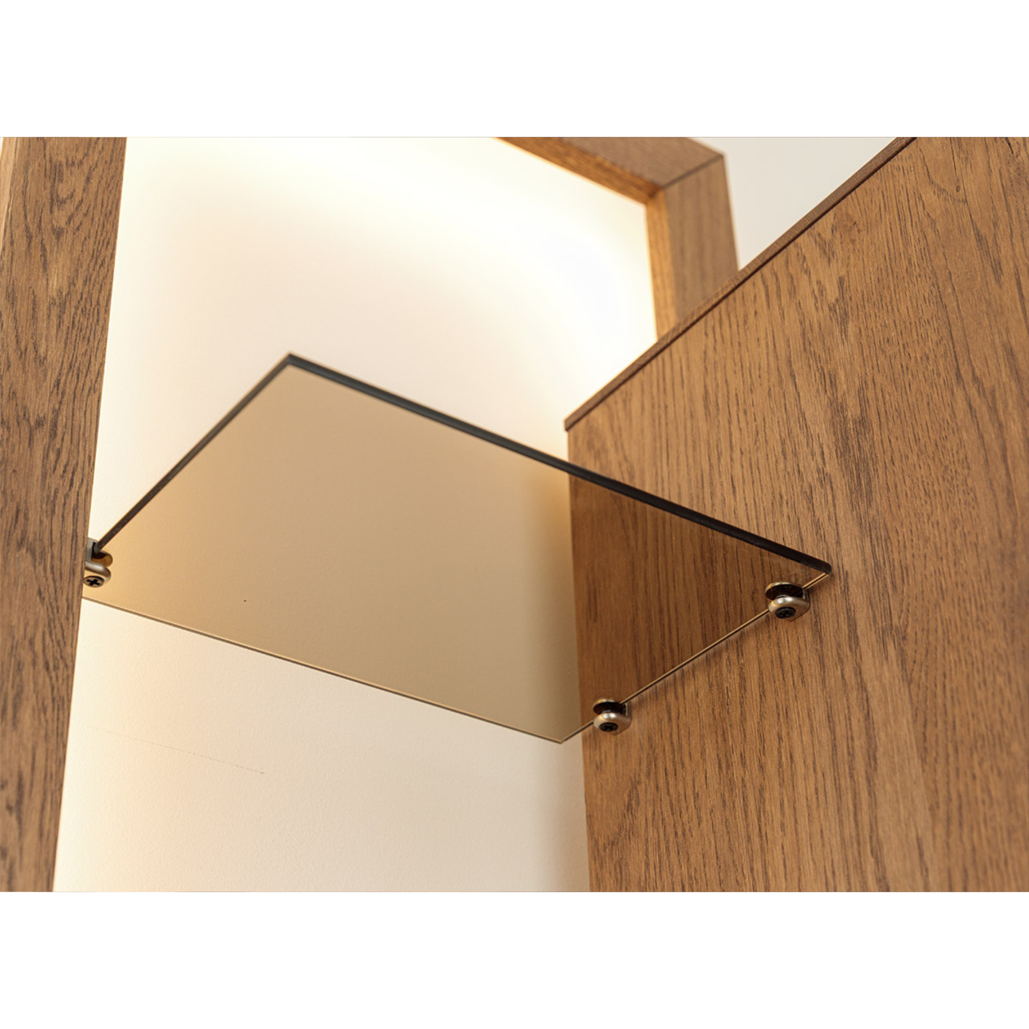 Vitrine Collodi 73x195cm, Material: Massivholz Eiche