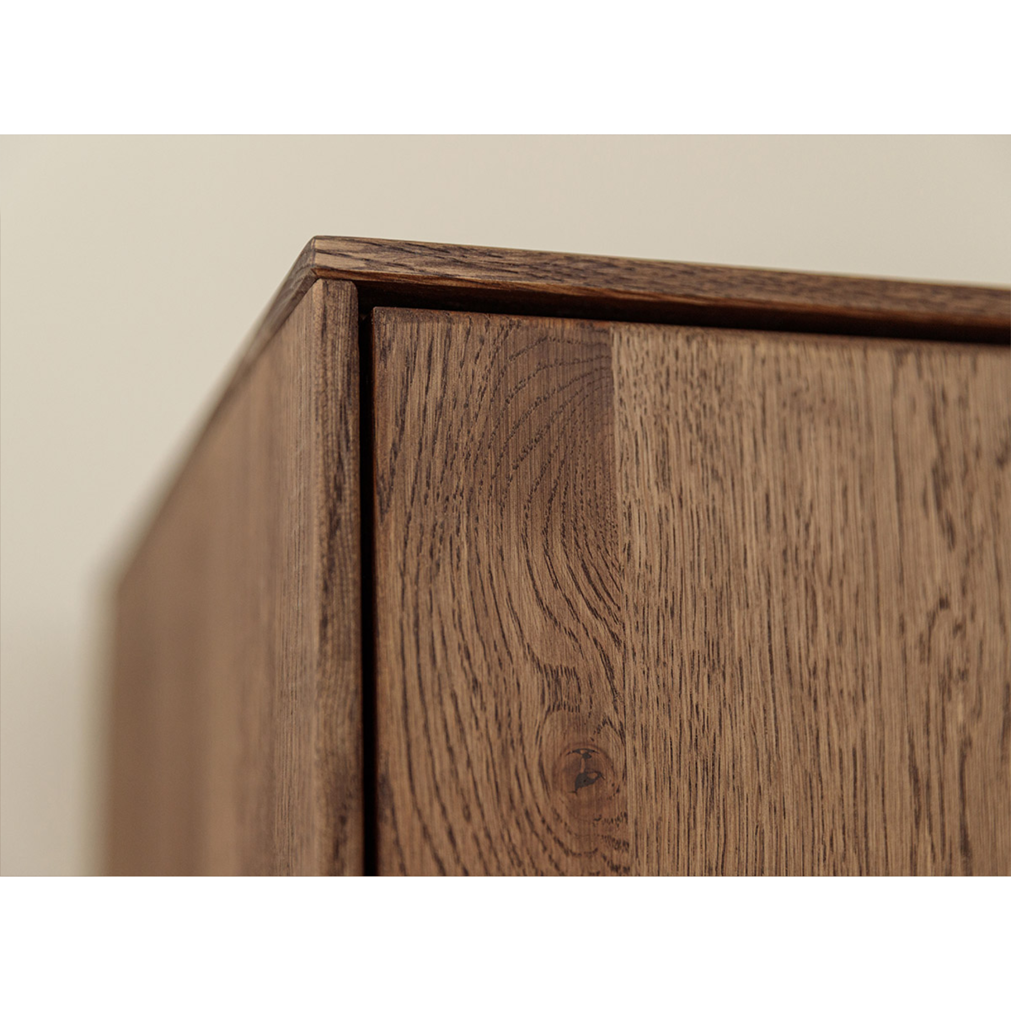 Vitrine Collodi 43x205cm, Material: Massivholz Eiche