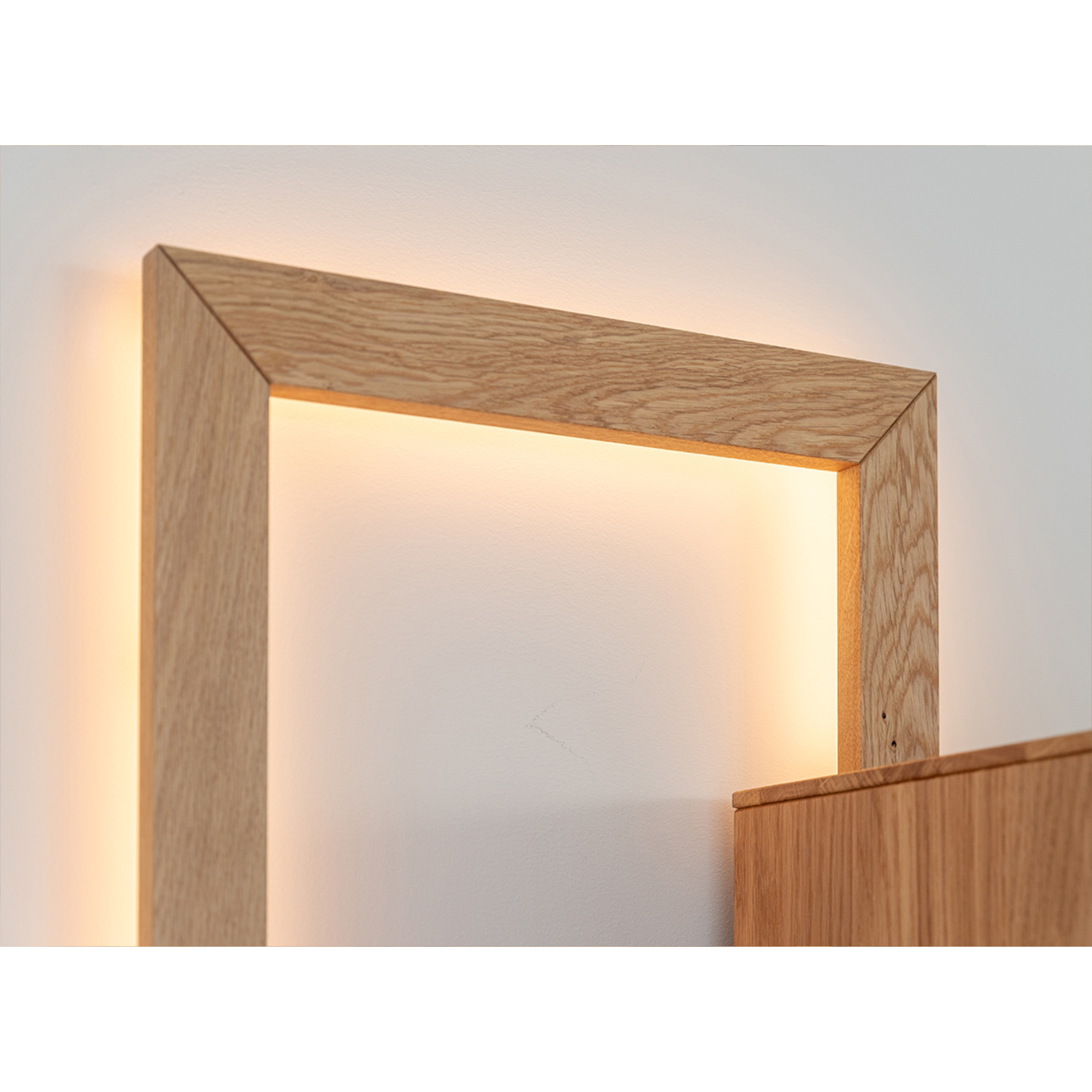 Vitrine Collodi 73x195cm, Material: Massivholz Eiche