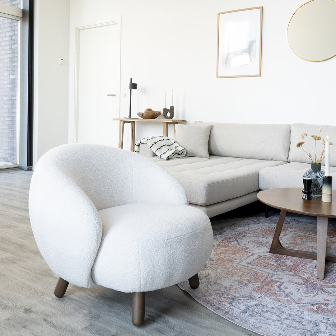 Savona Sessel, Material: Lammfellimitat