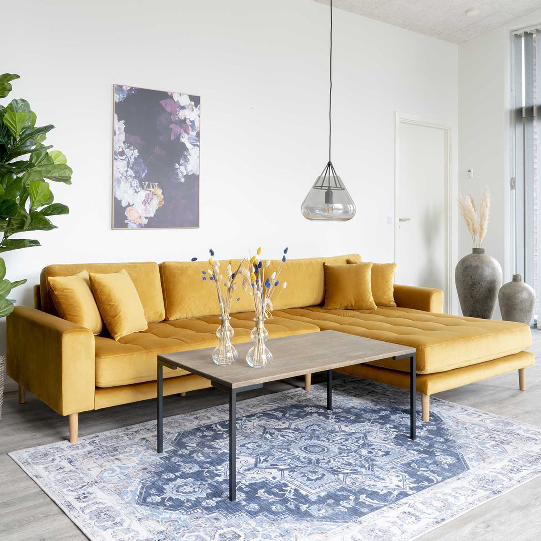 Ecksofa Lido, Material: Samt