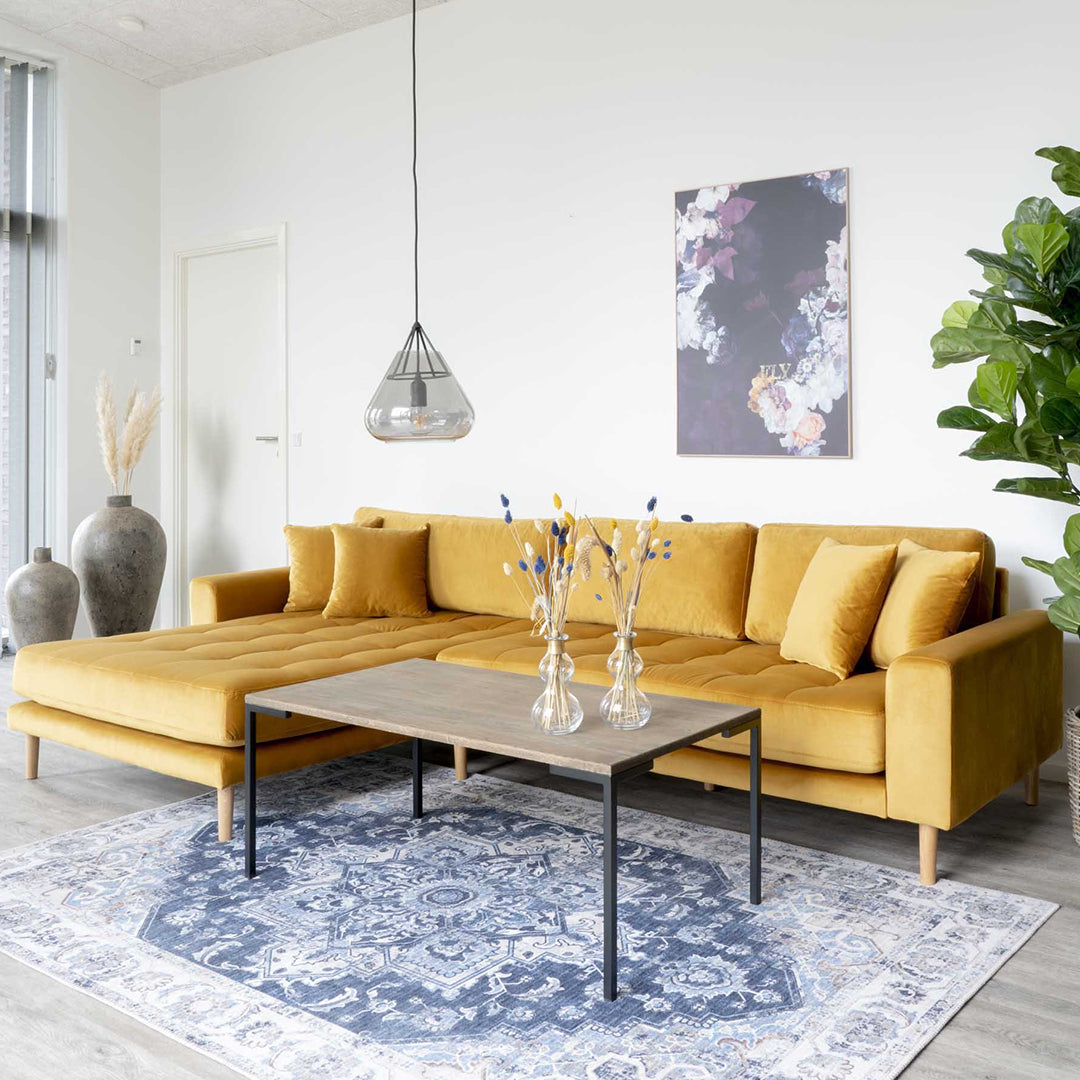 Ecksofa Lido, Material: Samt