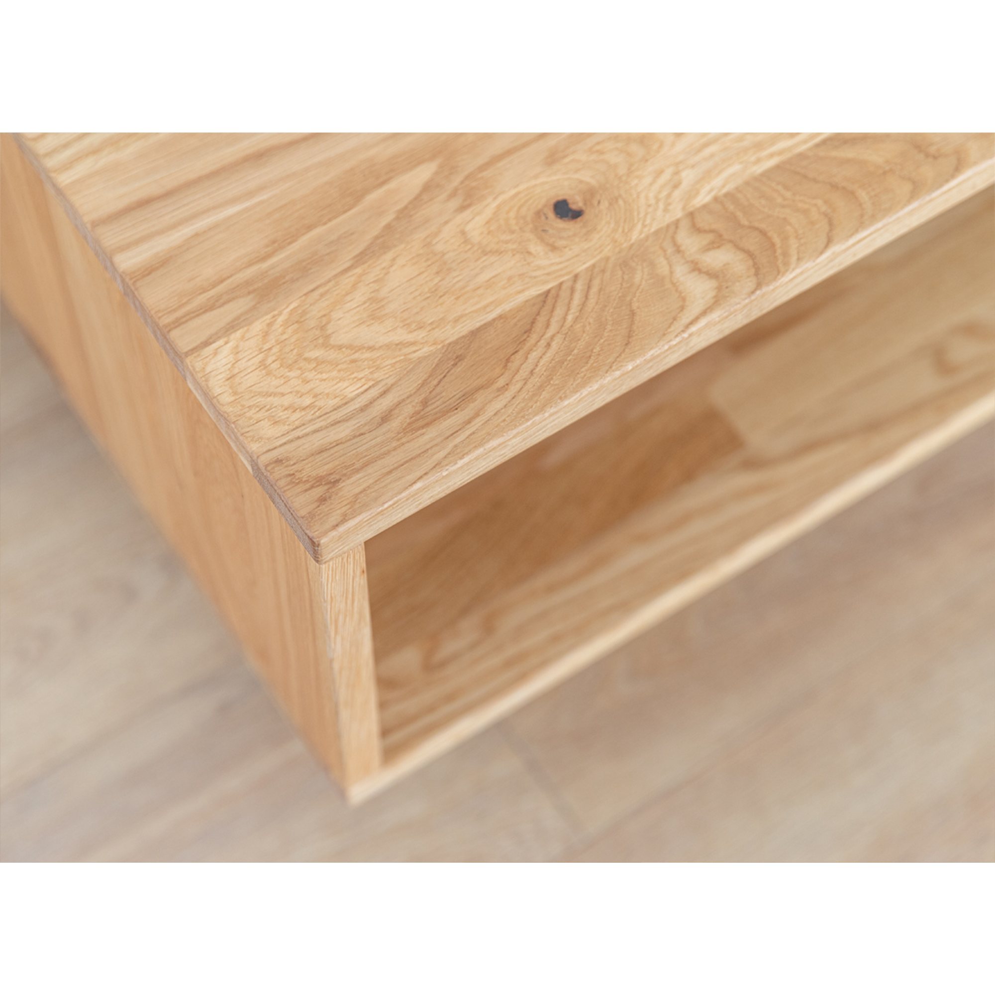 Couchtisch Collodi 110x70cm, Material: Massivholz Eiche