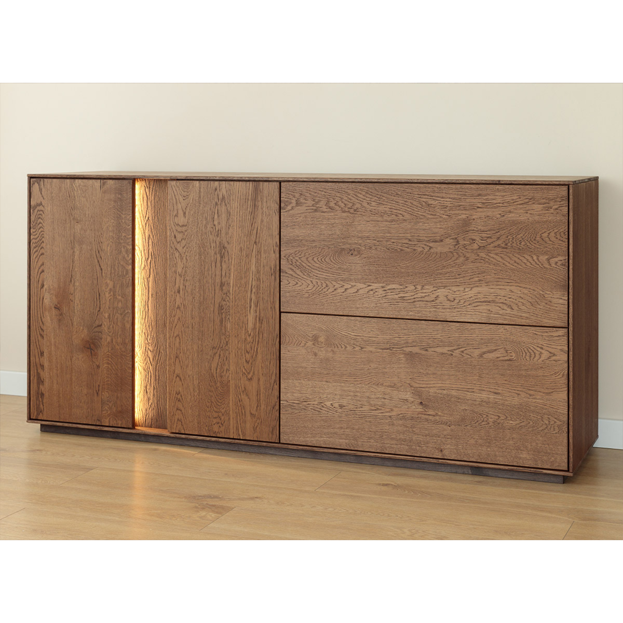 Kommode Collodi, Material: Massivholz Eiche