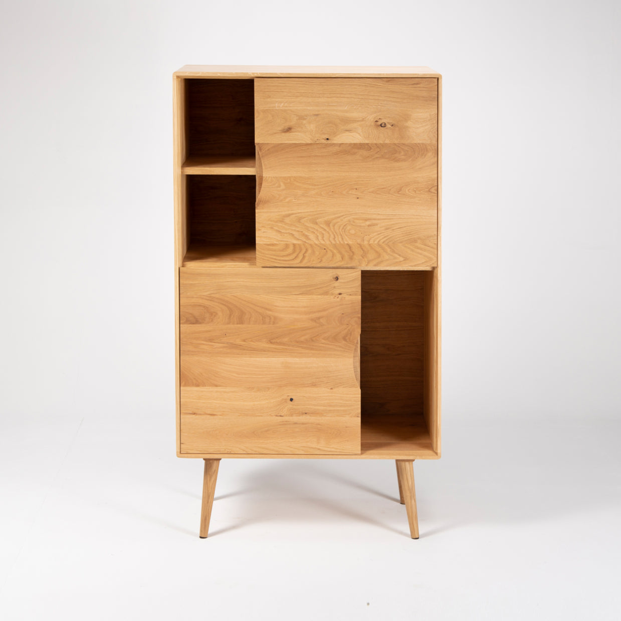 Kommode Mua 74,3x131,8 cm, Material: Massivholz Eiche