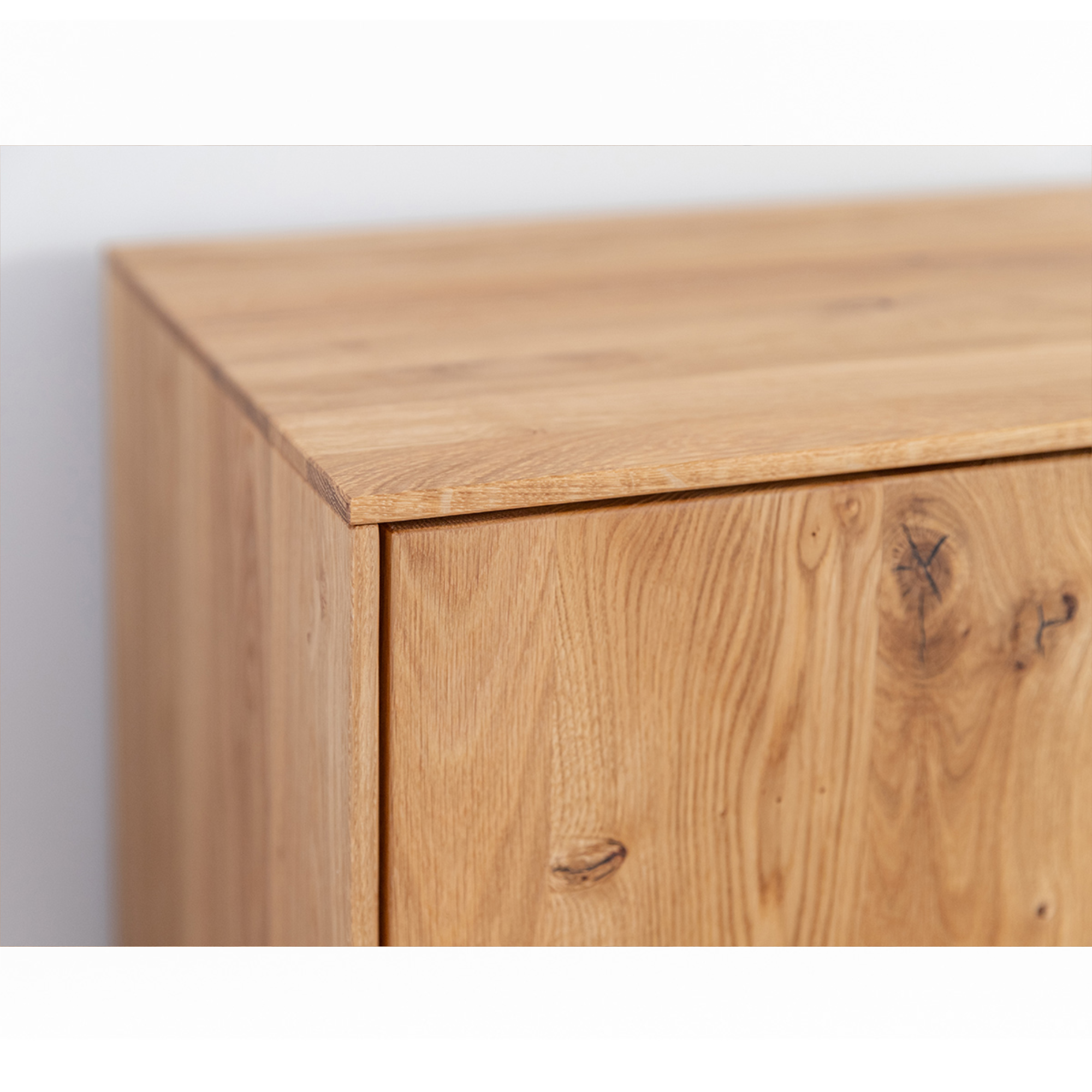 TV Kommode Collodi, Material: Massivholz Eiche