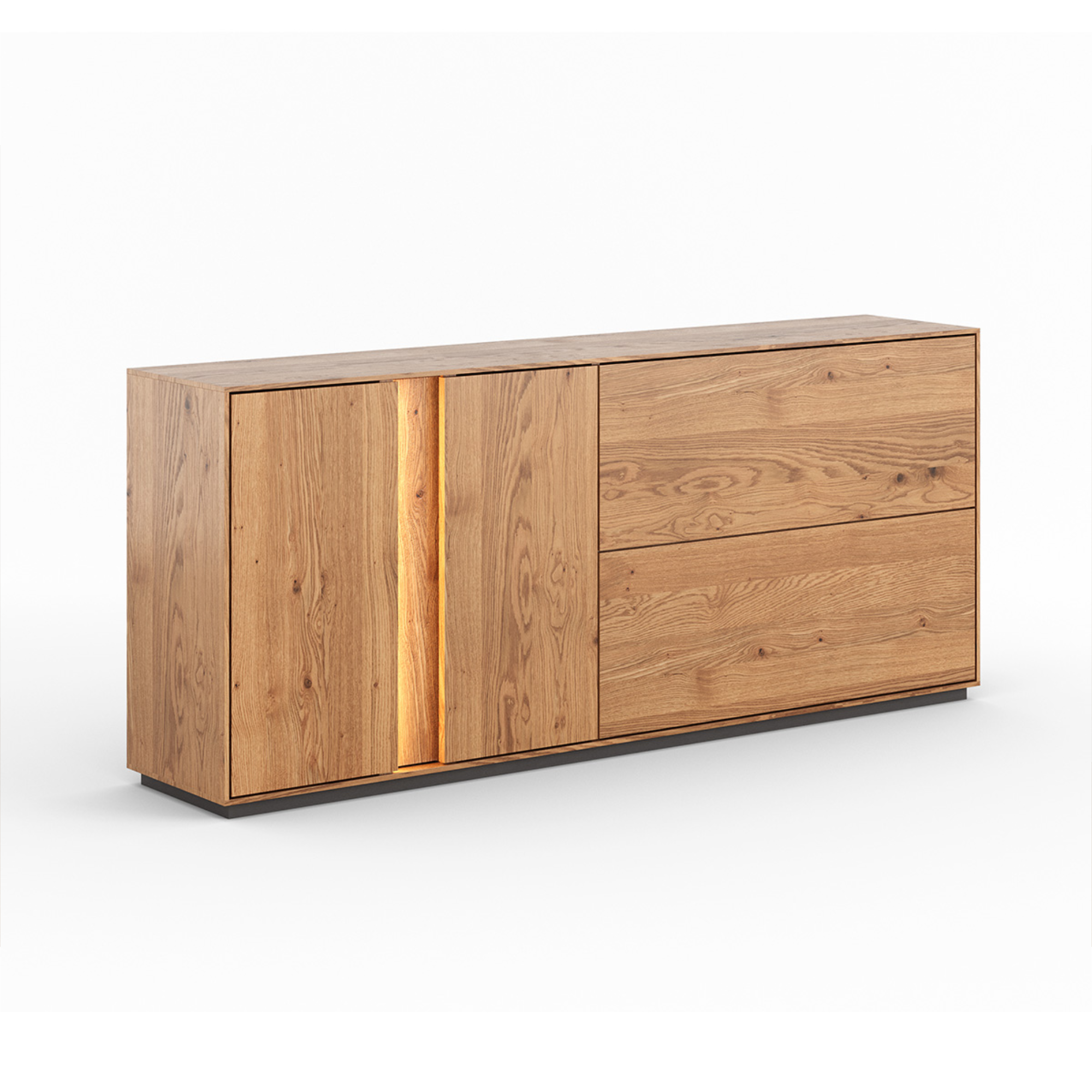 Kommode Collodi, Material: Massivholz Eiche
