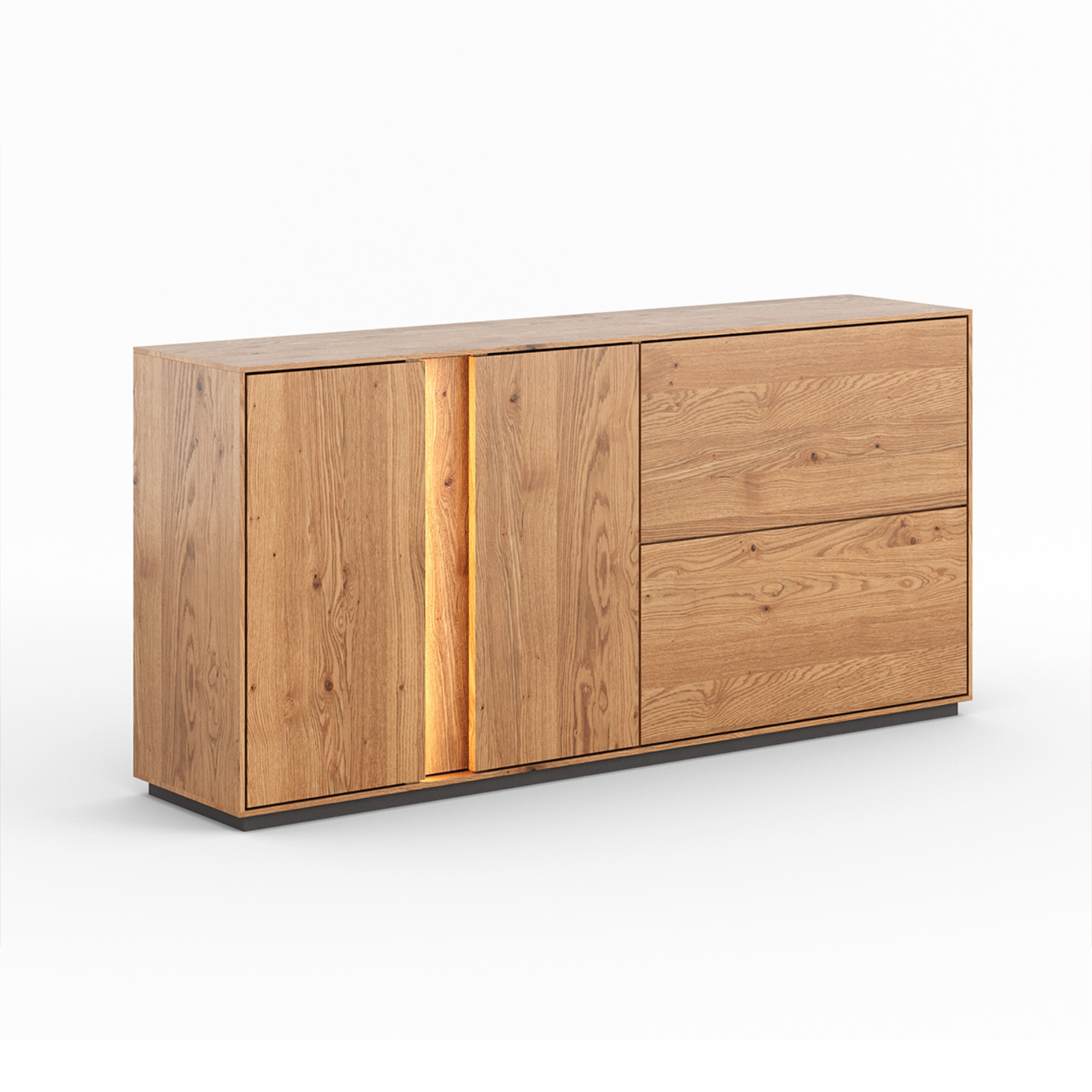 Kommode Collodi, Material: Massivholz Eiche