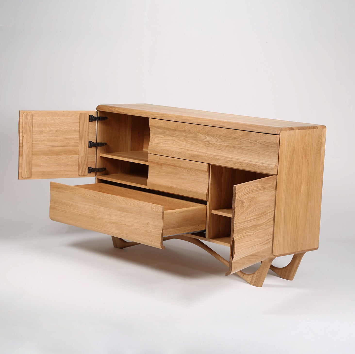 Kommode Antoni Alto 160x96cm, Material: Massivholz Eiche