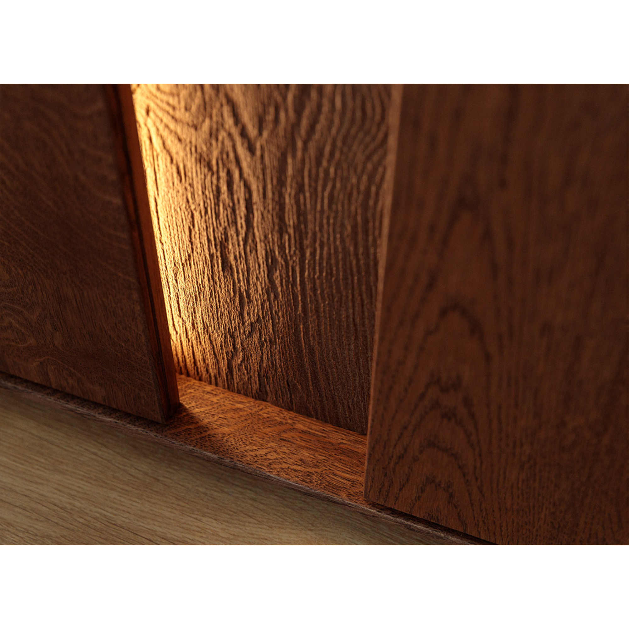 TV Kommode Collodi, Material: Massivholz Eiche