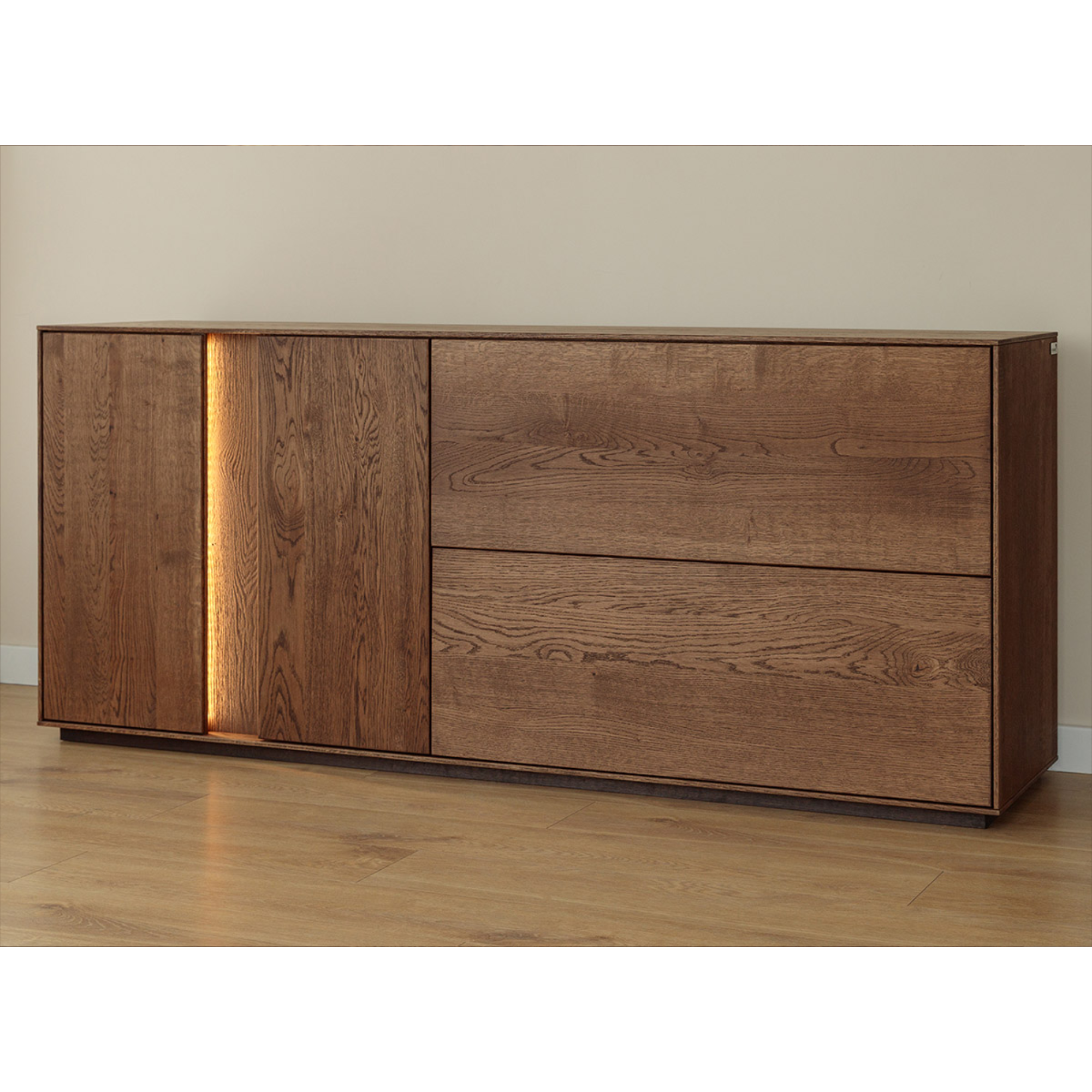 Kommode Collodi, Material: Massivholz Eiche