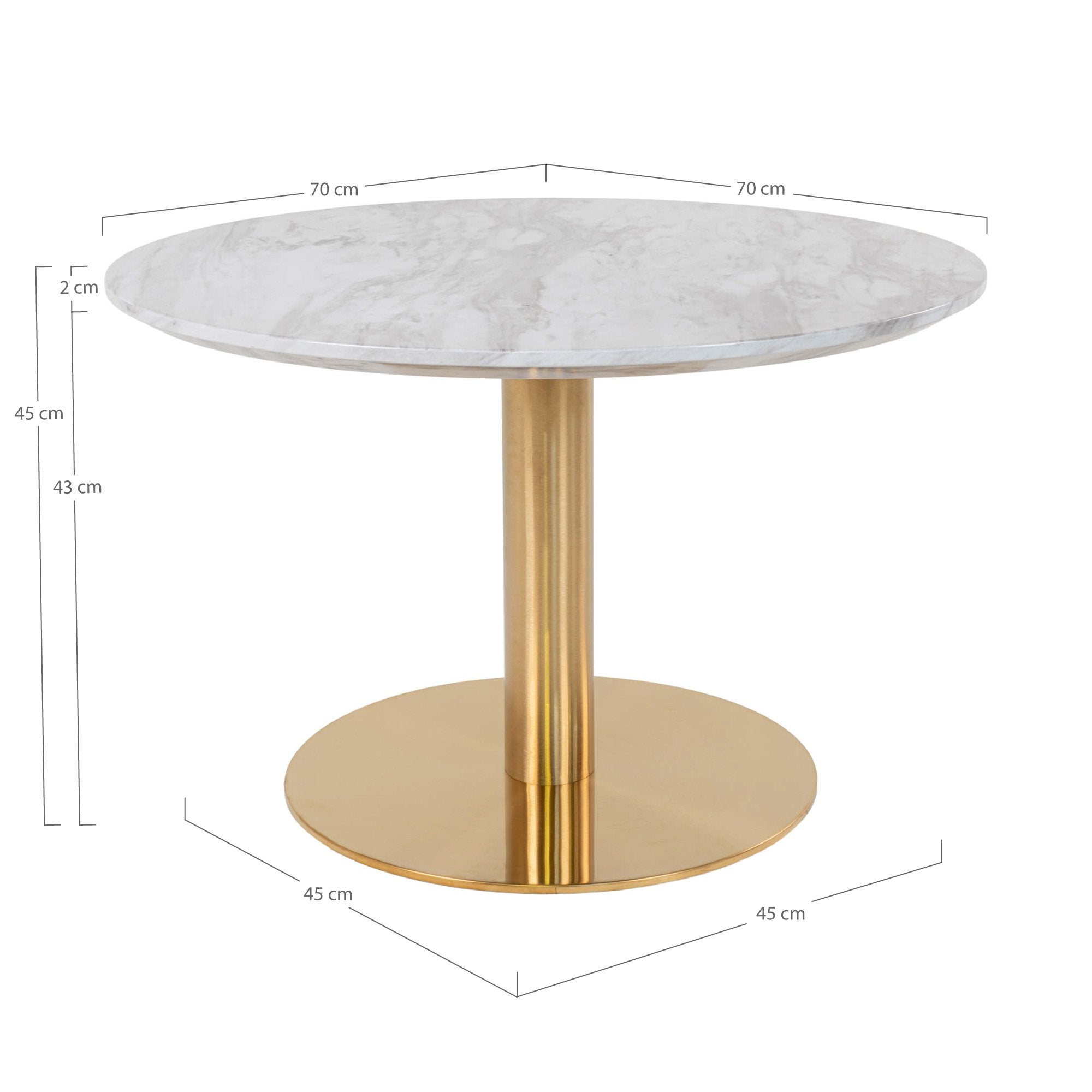 Bolzano Couchtisch, Material: Stahl/MDF
