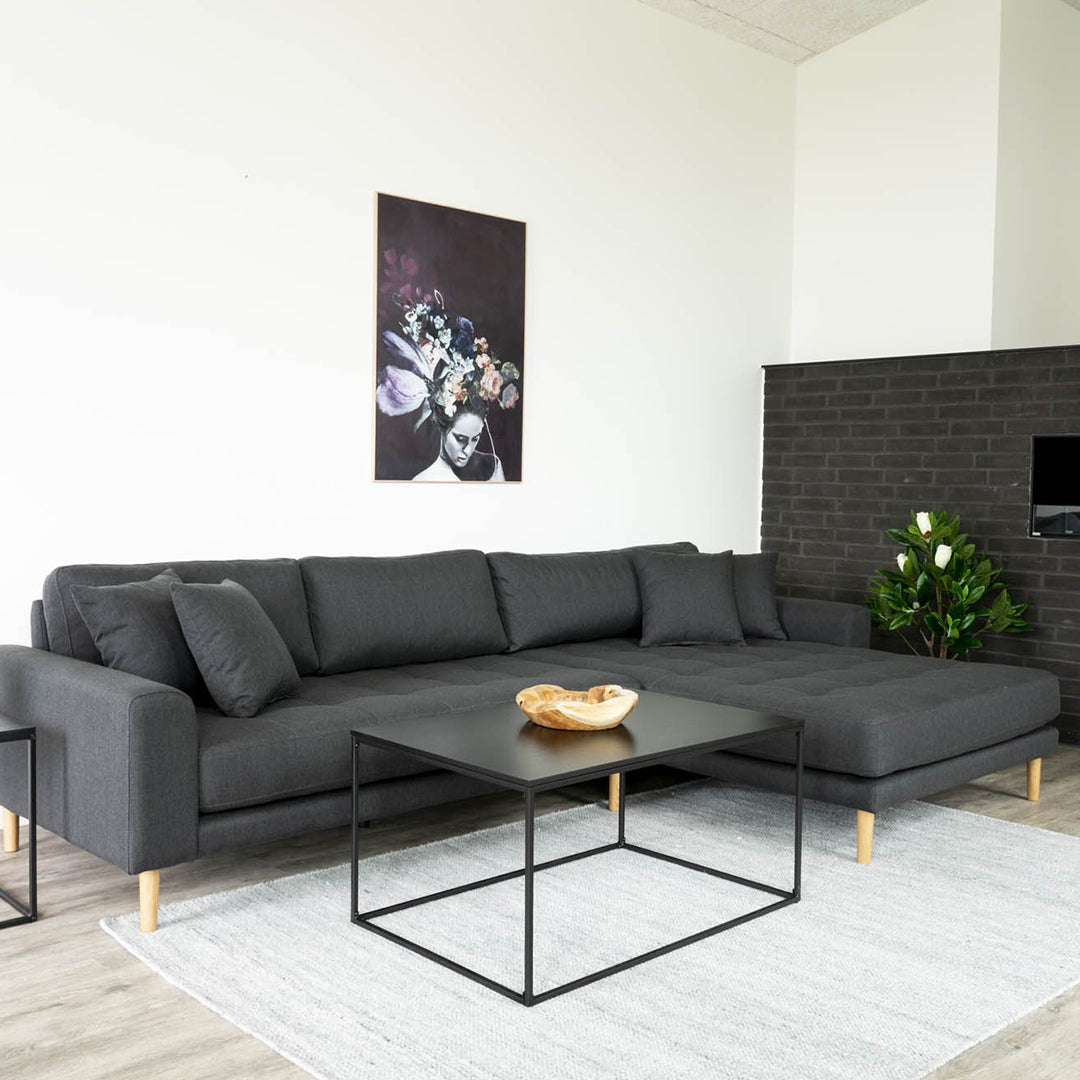 Vita Couchtisch, Material: Spanplatte/Stahl