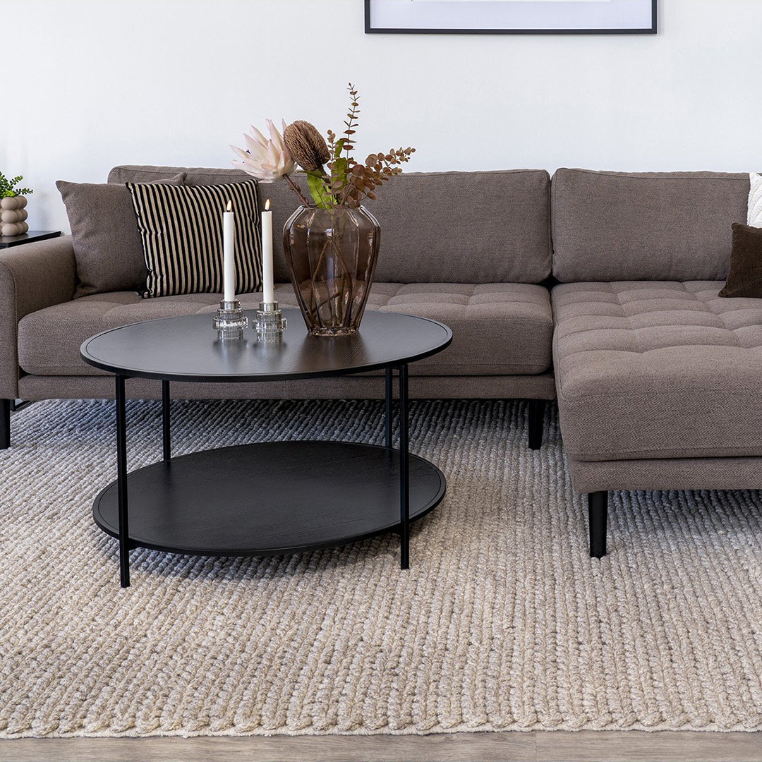 Vita Couchtisch, Material: Spanplatte/Stahl