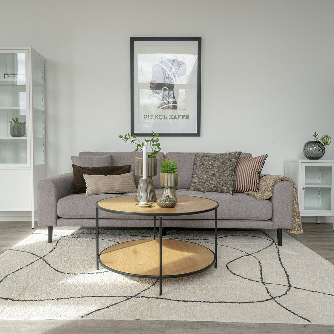 Vita Couchtisch, Material: Spanplatte/Stahl