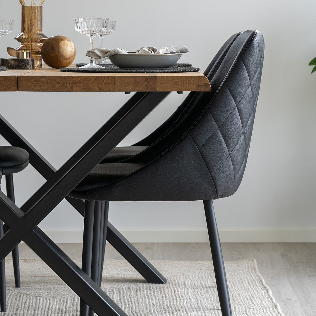 Fester Tisch Toulon 95x140x75cm, Material: Eiche