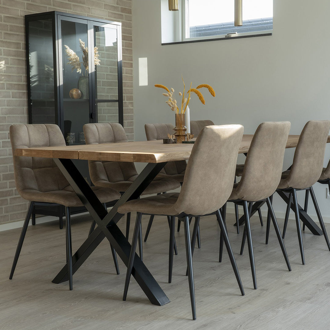 Fester Tisch Toulon 100x300x75cm, Material: Eiche