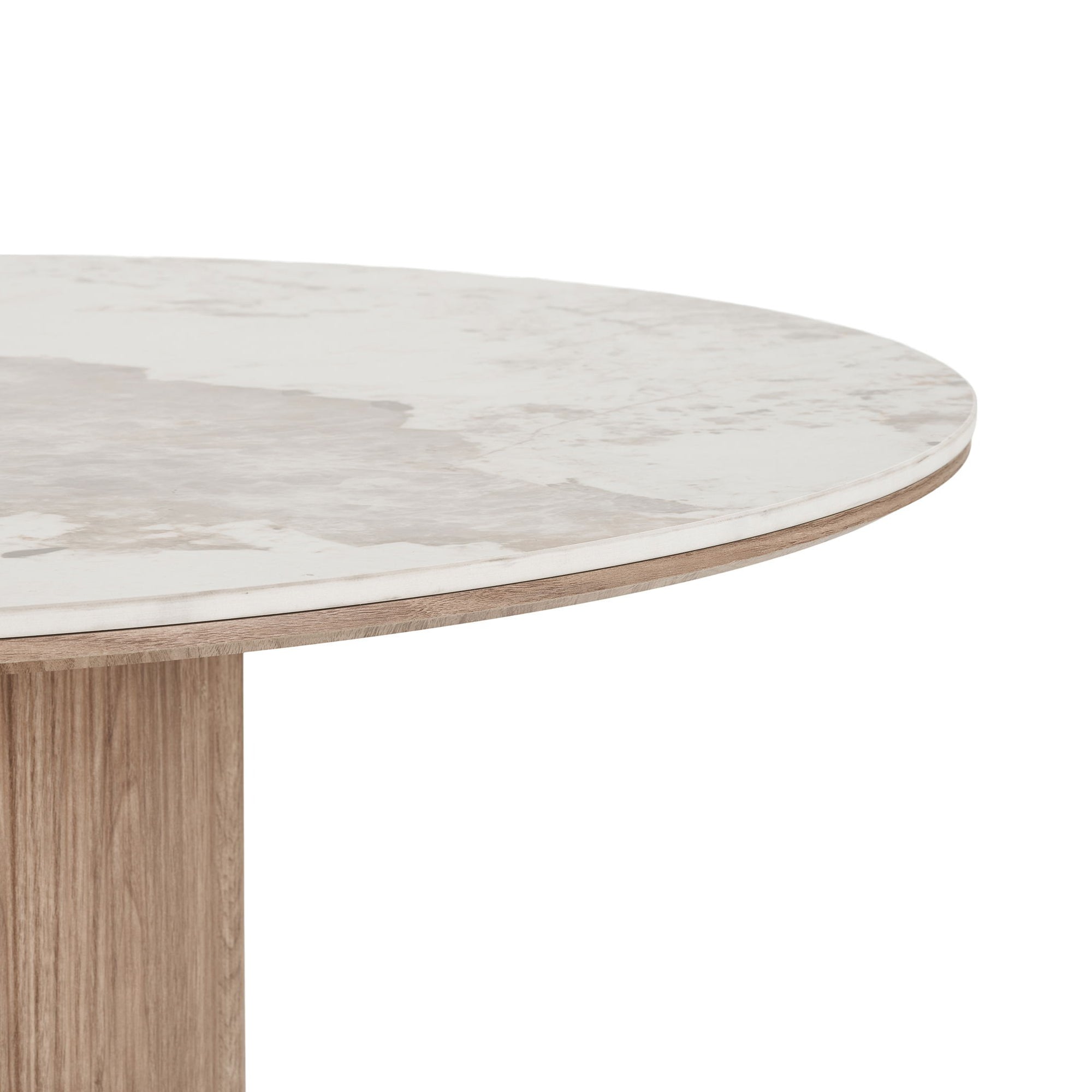 Hellerup fester Tisch, Material: Walnussfurnier/MDF