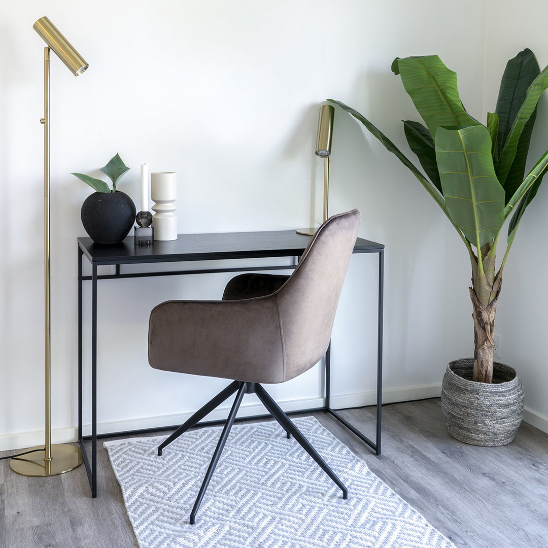 Büroschreibtisch Vita, Material: Spanplatte/Stahl