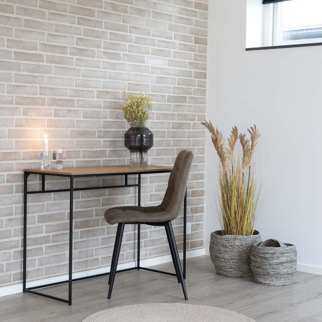 Büroschreibtisch Vita, Material: Stahl/Spanplatte